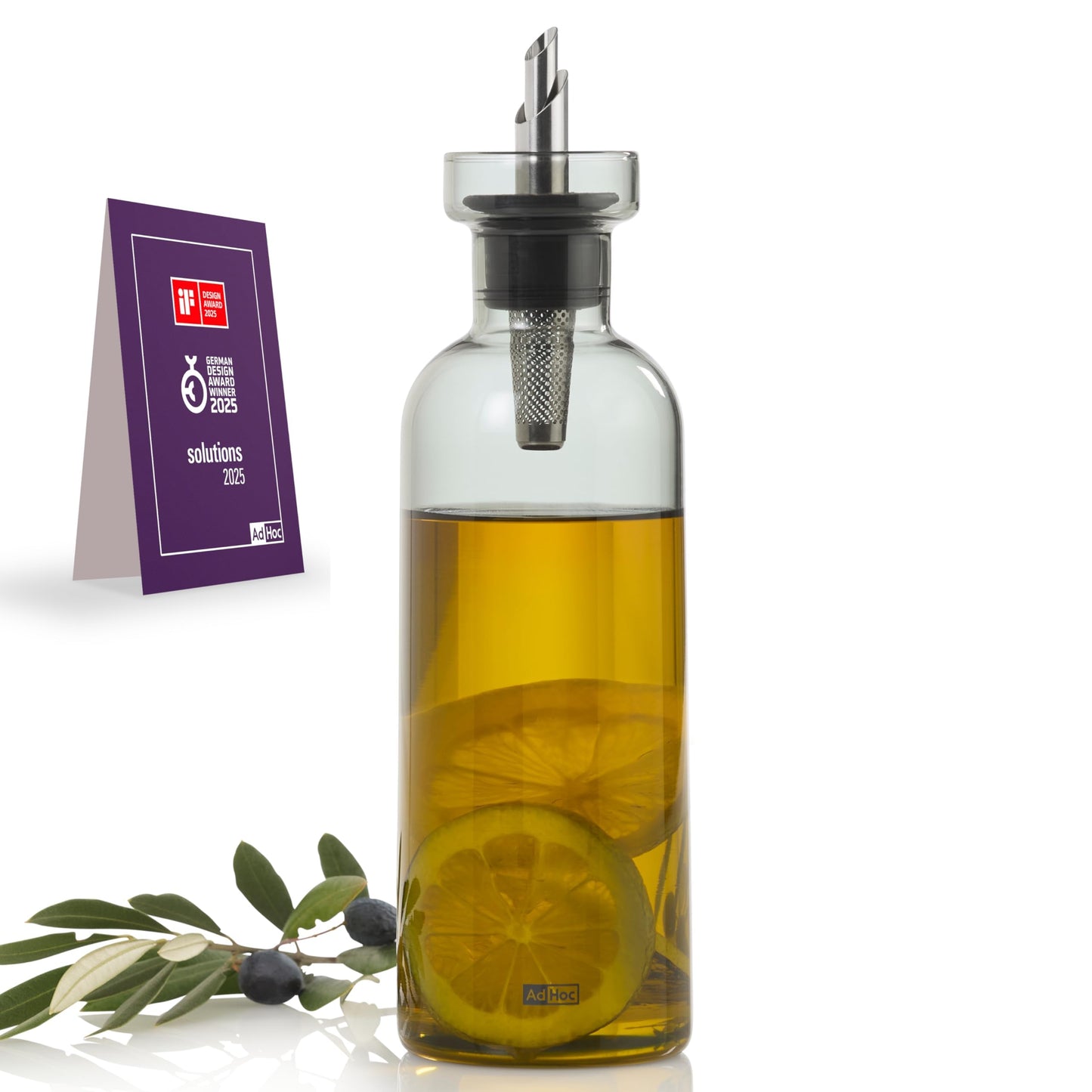 Öl- und Essigspender AromaPour, Grau 500 ml