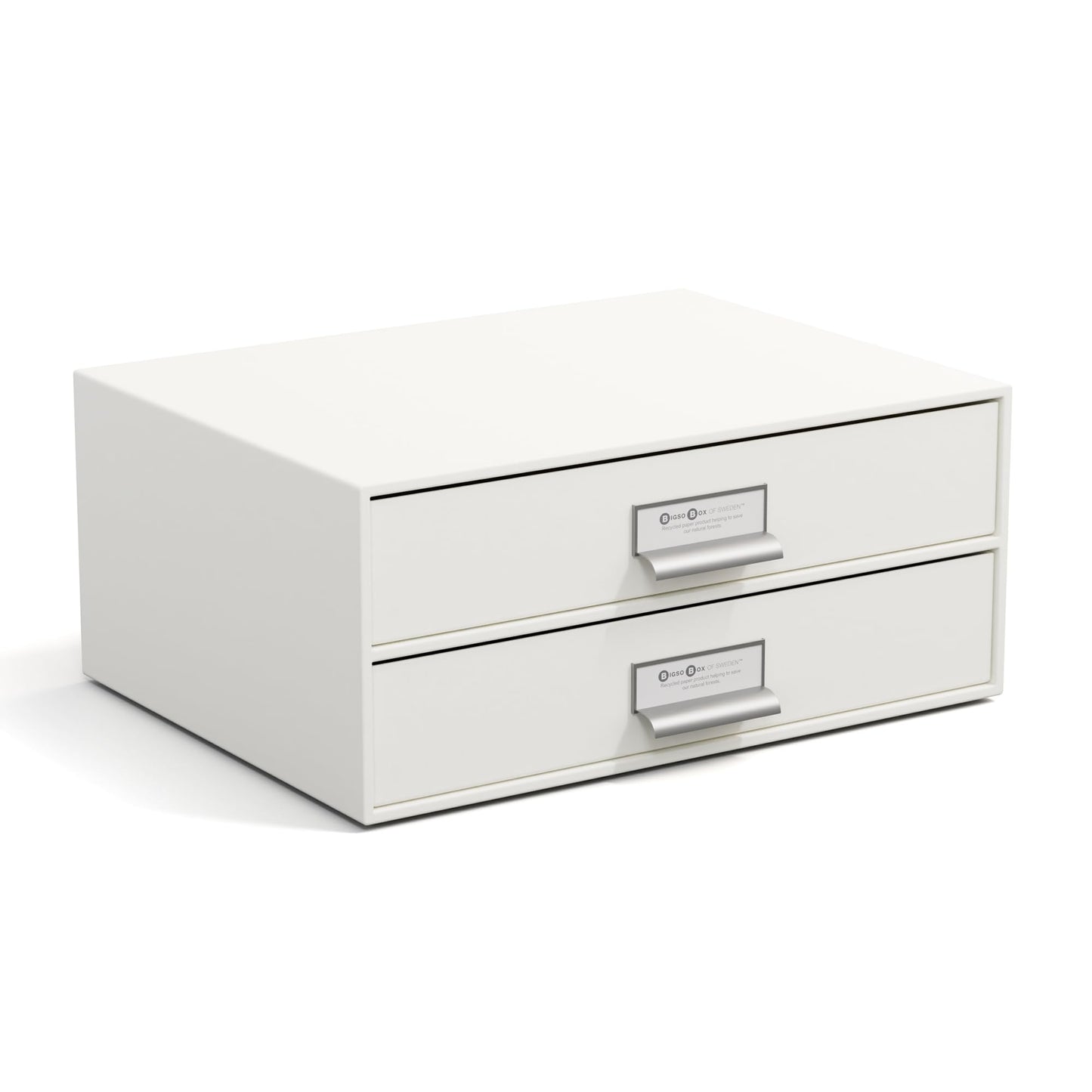 Schubladenbox Birger mit 2 Schubladen, Weiss