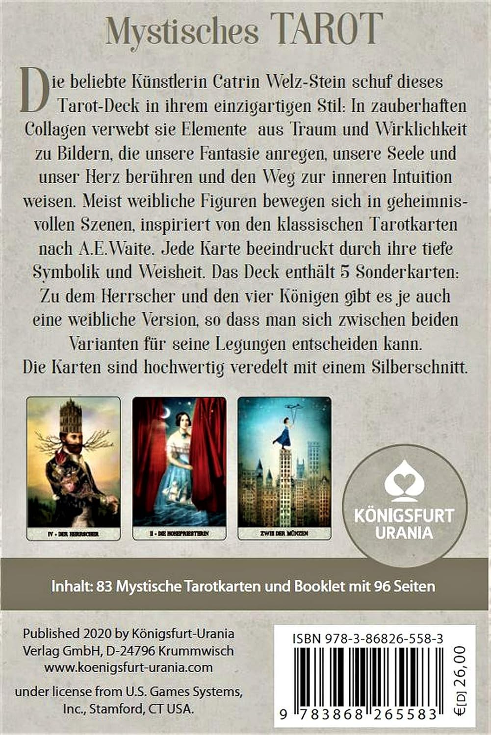 Mystisches Tarot, Gebundenes Buch