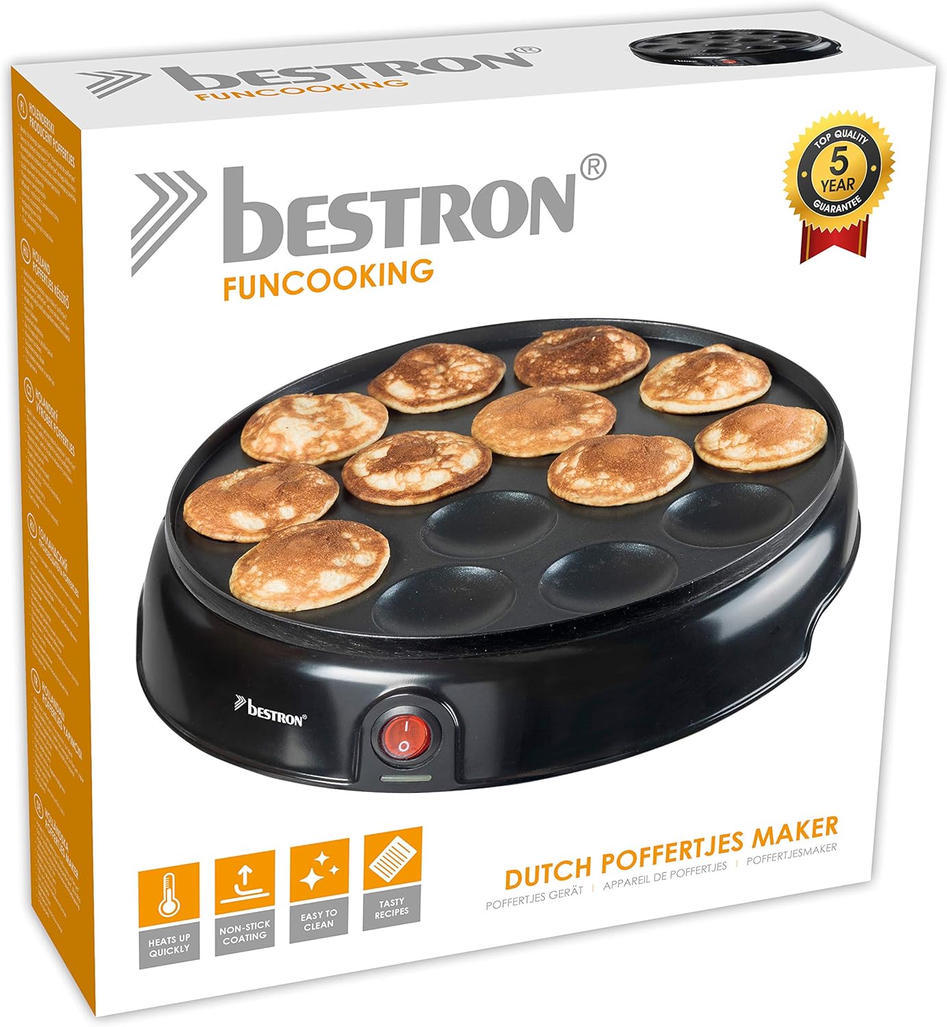 Poffertjes Maker, Schwarz
