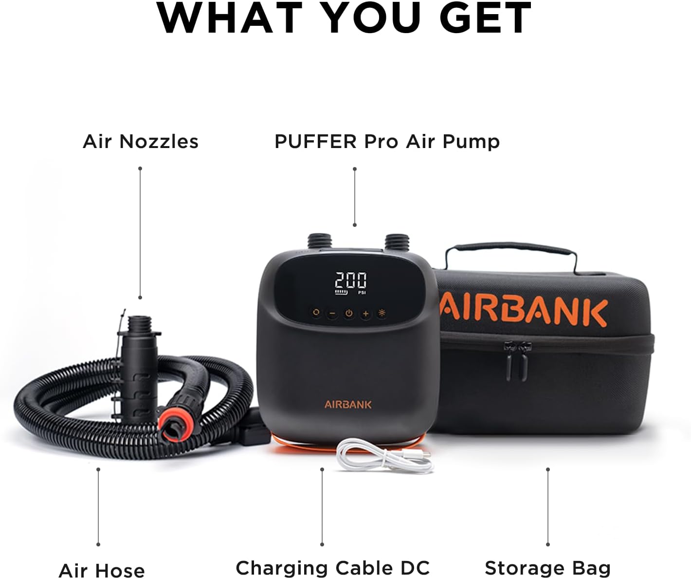 D13 Pro Airbank, Orange Einheitsgrösse