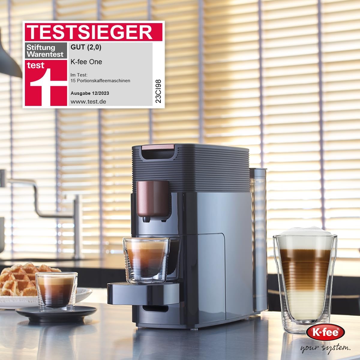Kapselmaschine 19 Bar, 0,8 L Wassertank