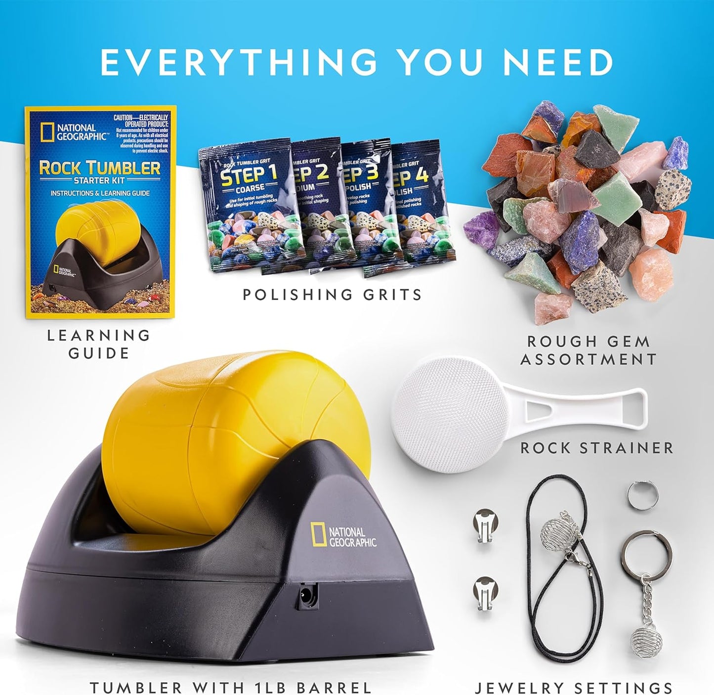 Geographic Starter Rock Tumbler Kit