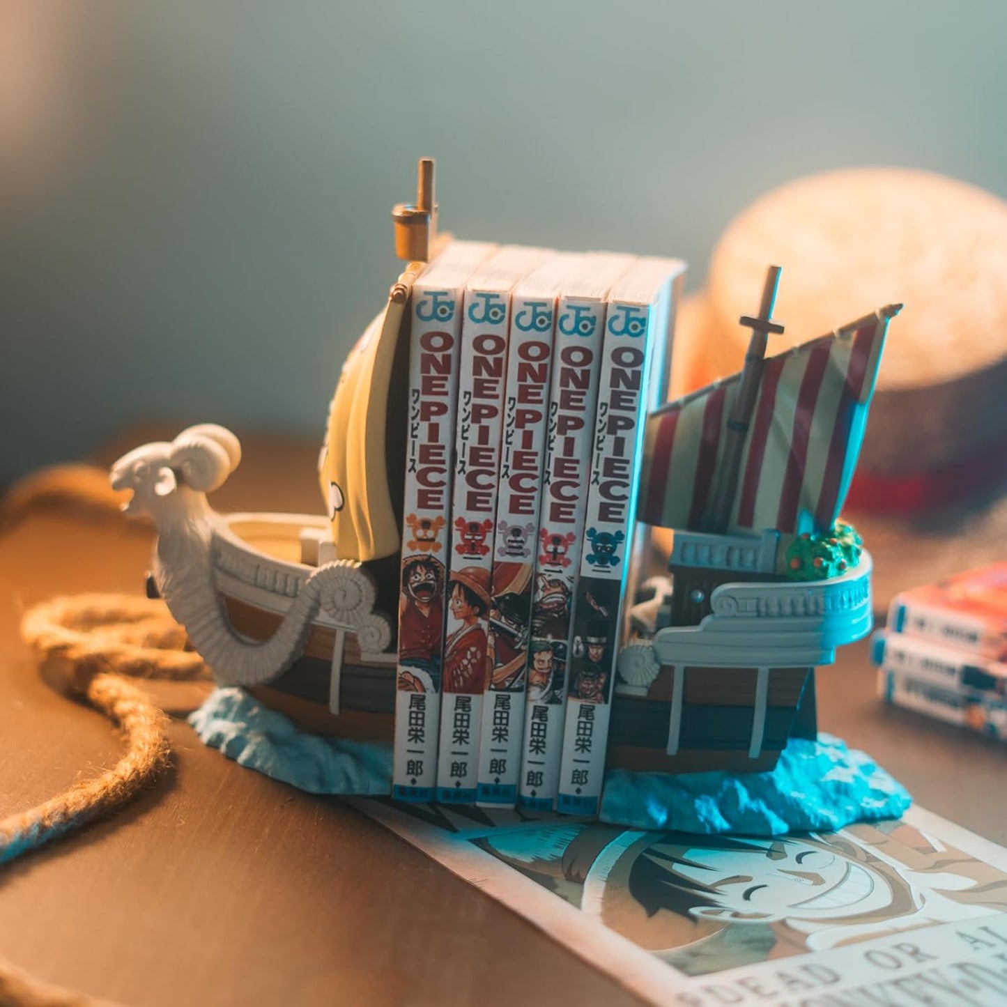 Buchstütze One Piece Schiff