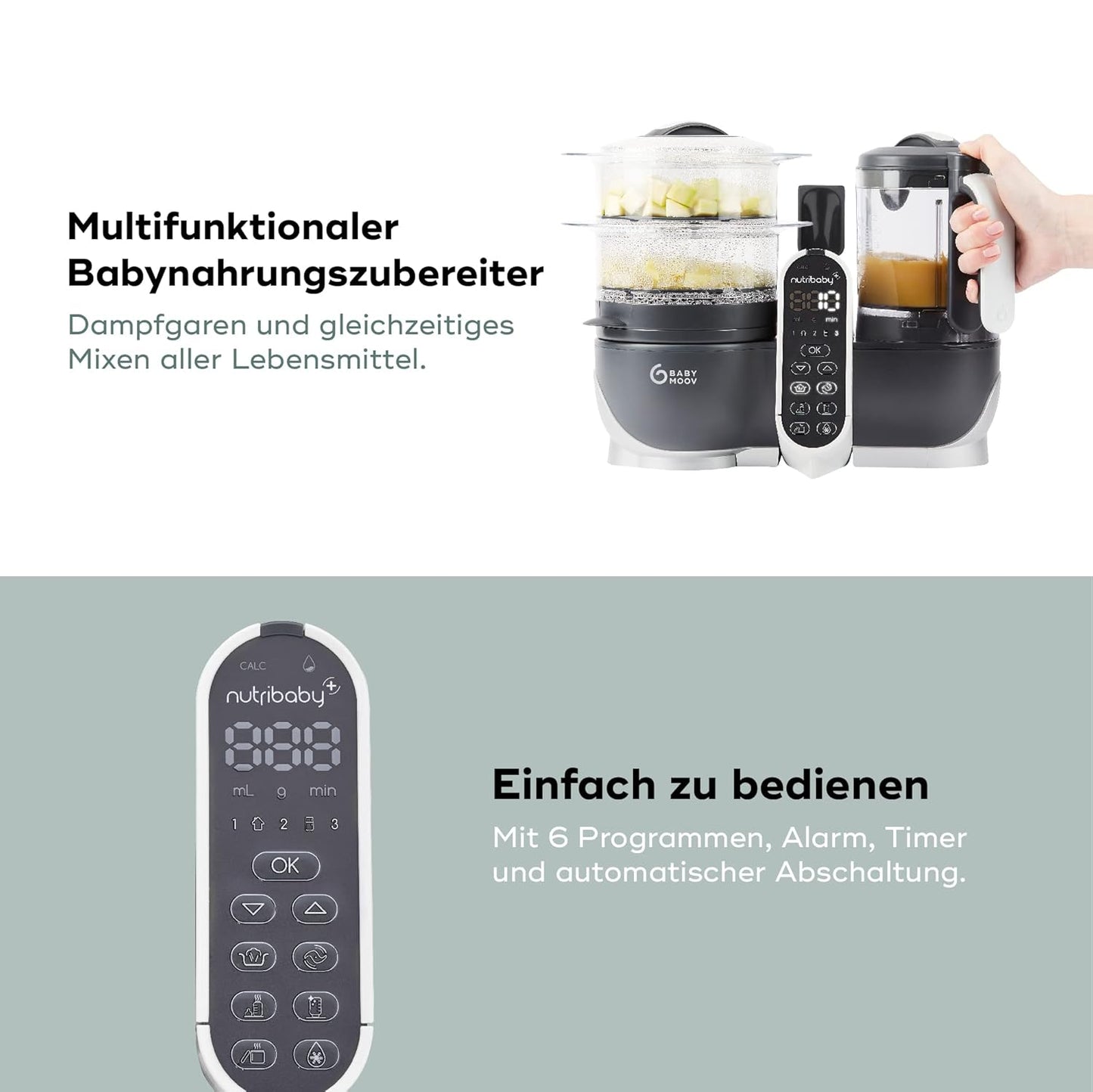 Nutribaby Plus, Industrial Grey