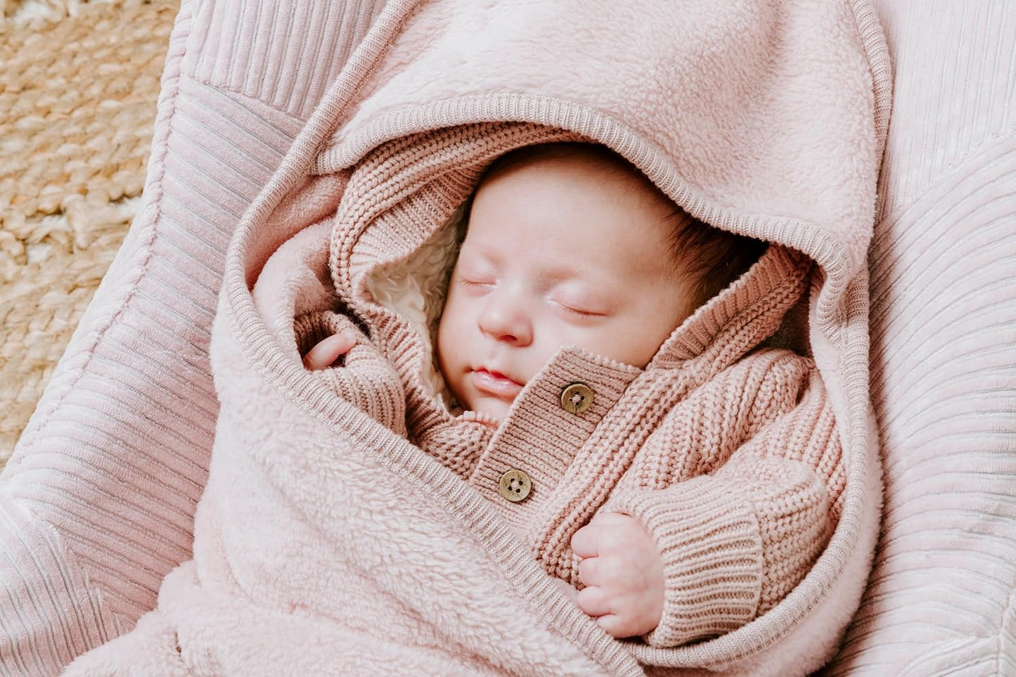 Kapuzendecke für Maxi Cosi, Alt Rosa