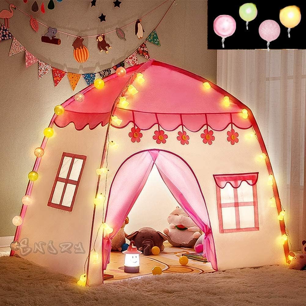 Spielzelt mit LED-Lampen