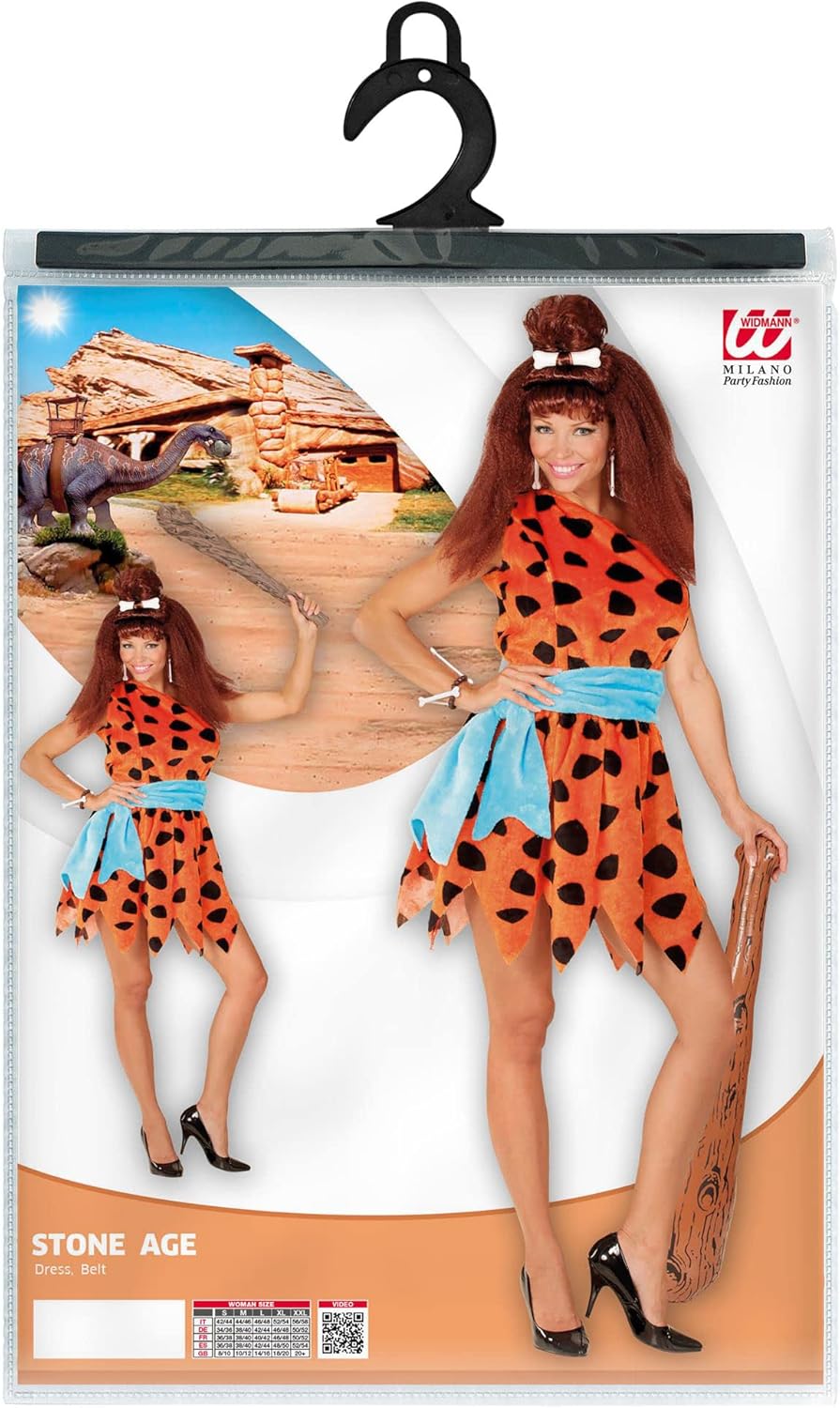 Kostüm Steinzeitfrau, L