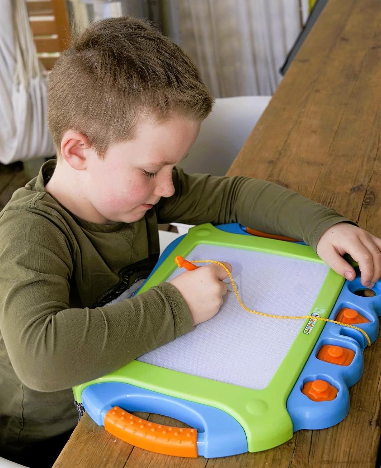 Zeichen- und Magnettafel, 2 in 1 Set 45 x 31,5