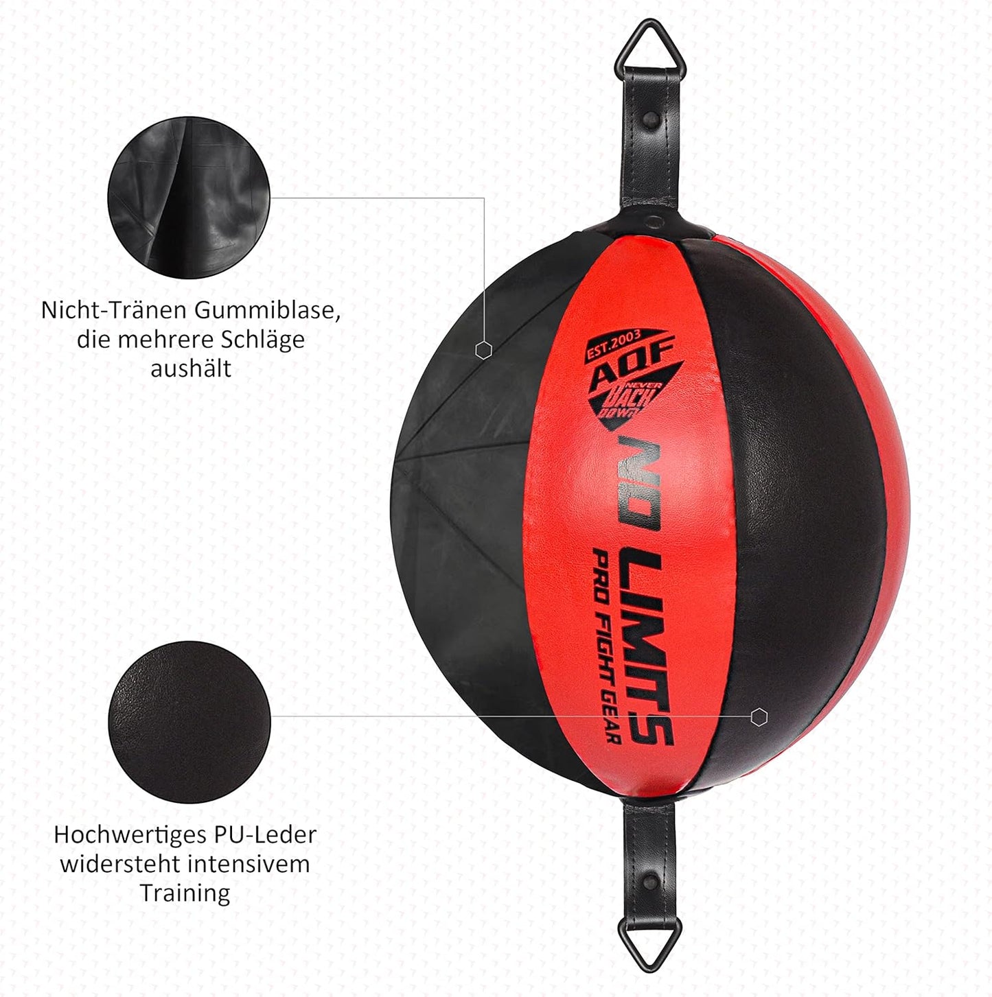 Doppelendball, Schwarz Rot