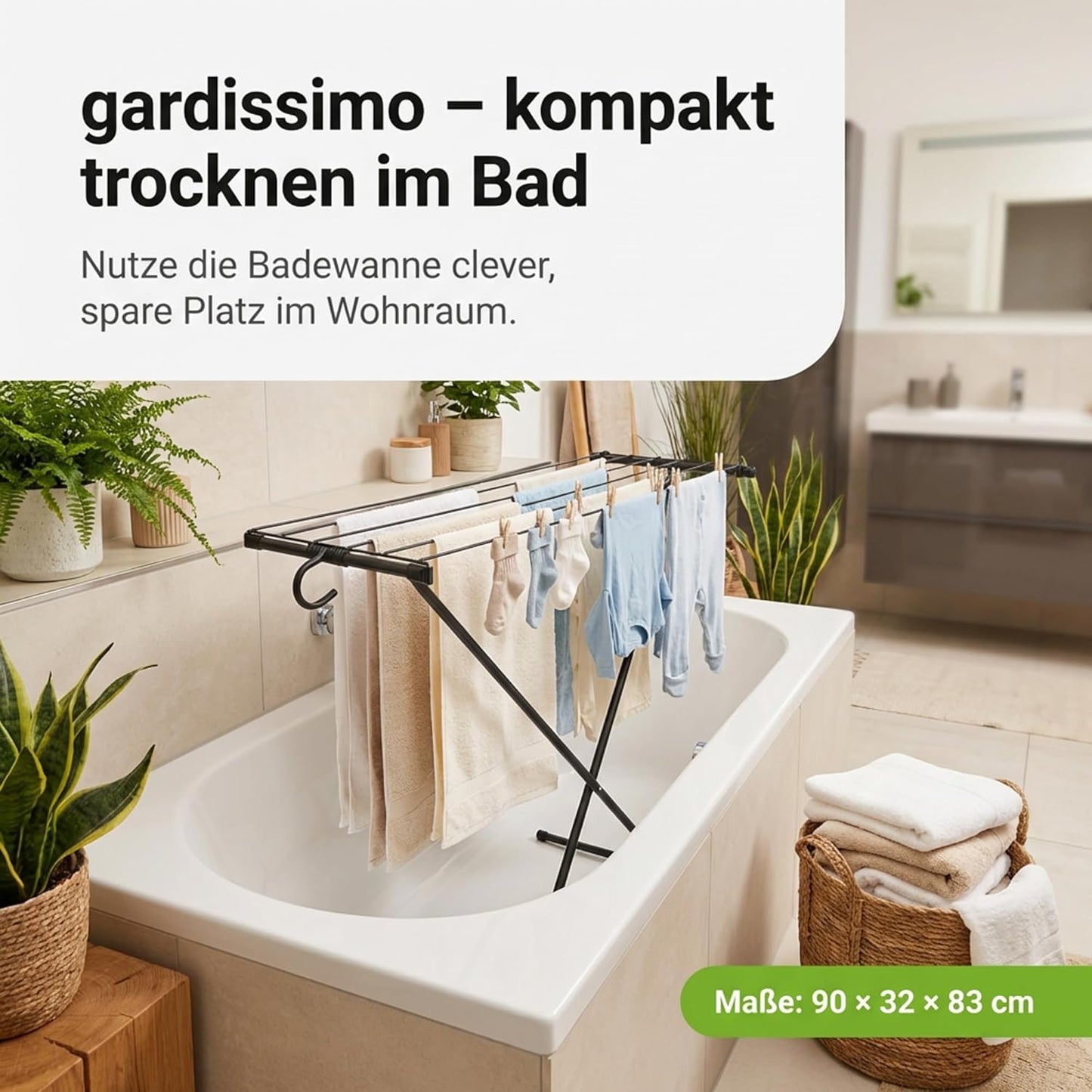 Faltbarer Wäscheständer