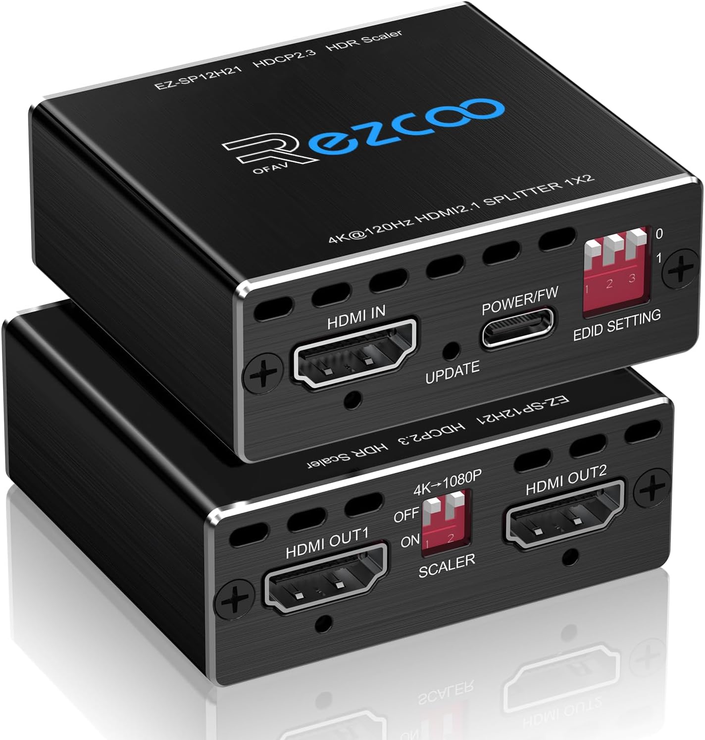 HDMI 2.1 Splitter für 4K/8K Dual Monitore