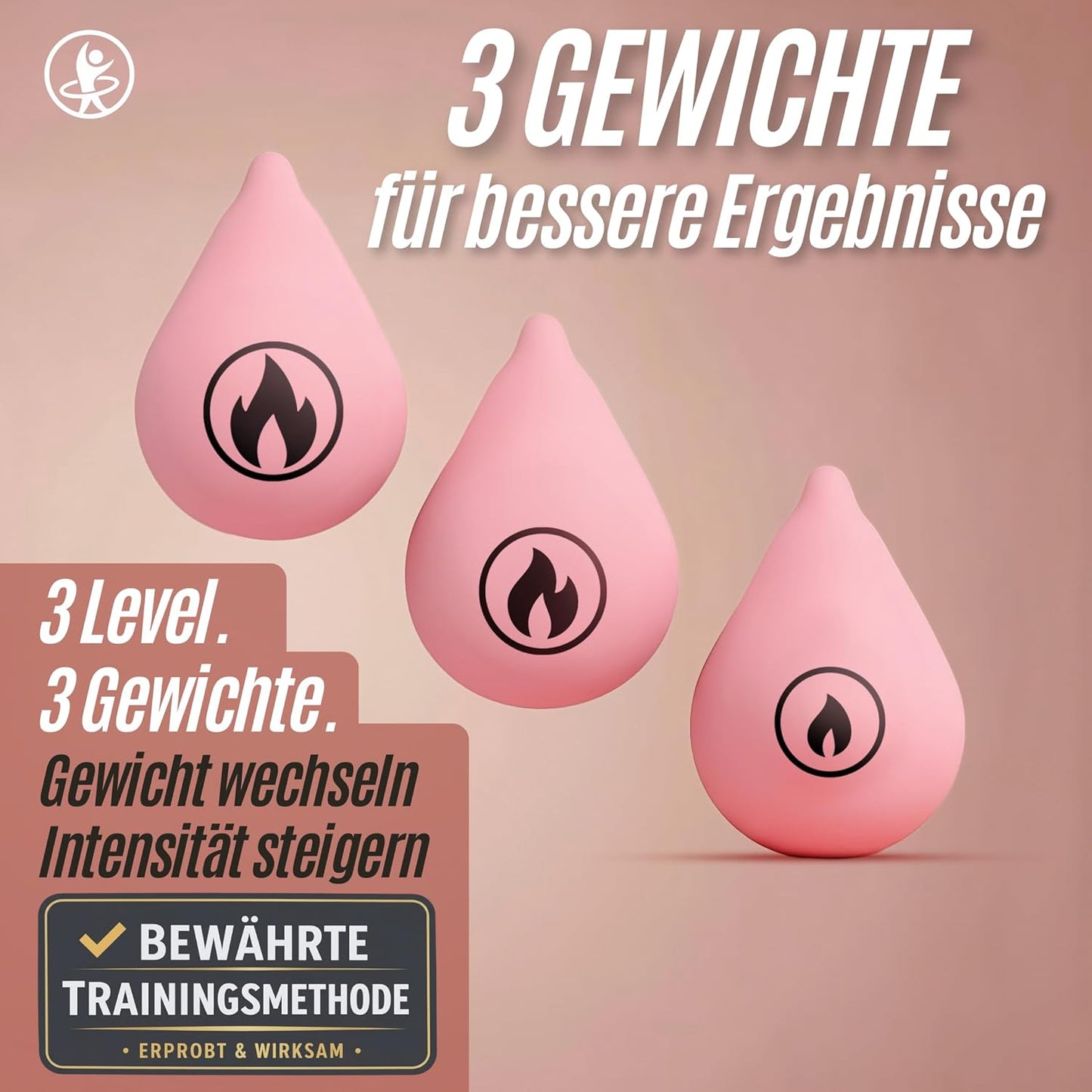 Hula Hoop Reifen mit Gewichten, Pink
