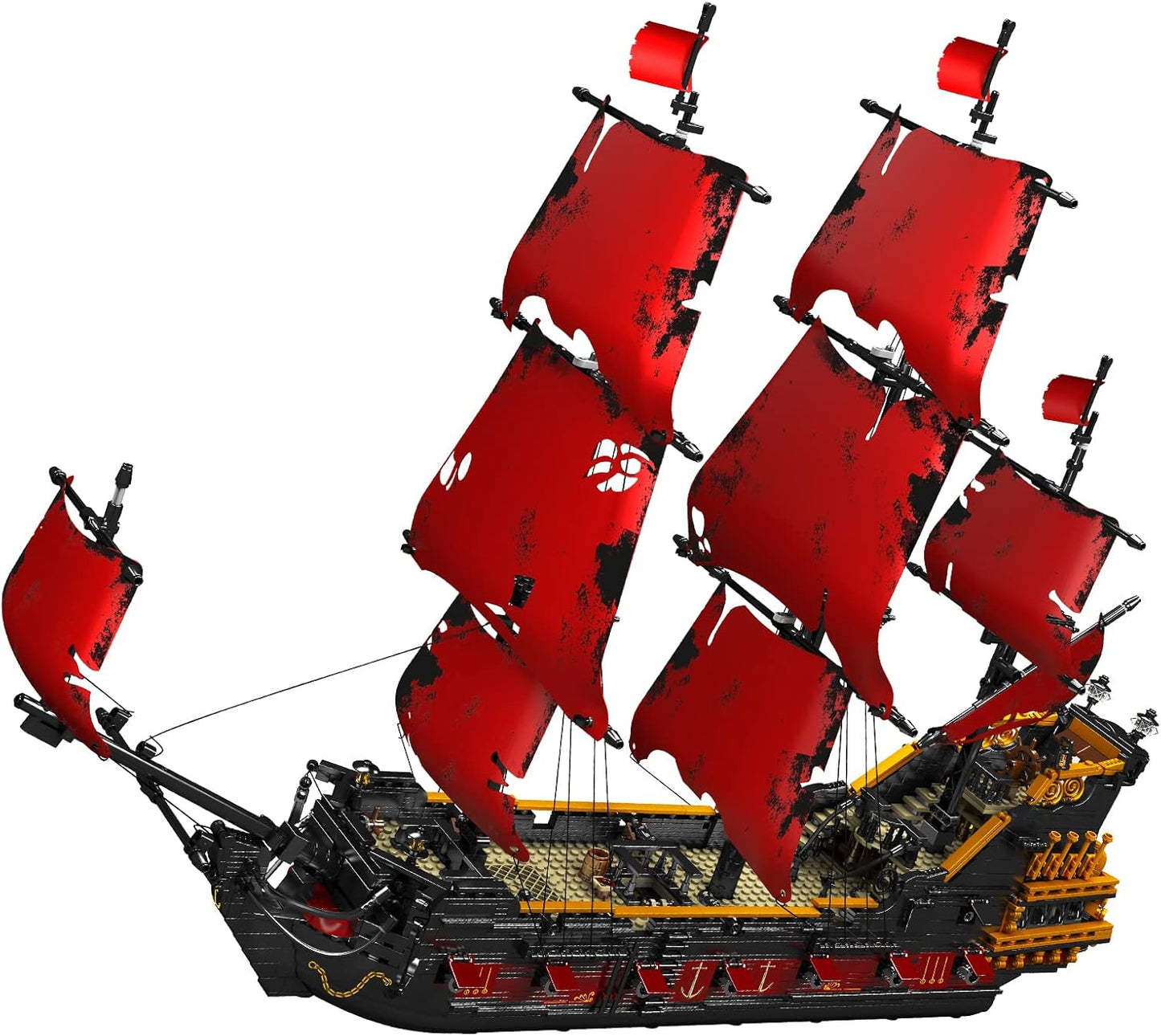 Technik Segelboot Queen Annes Revenge, Queen Anna's Revenge