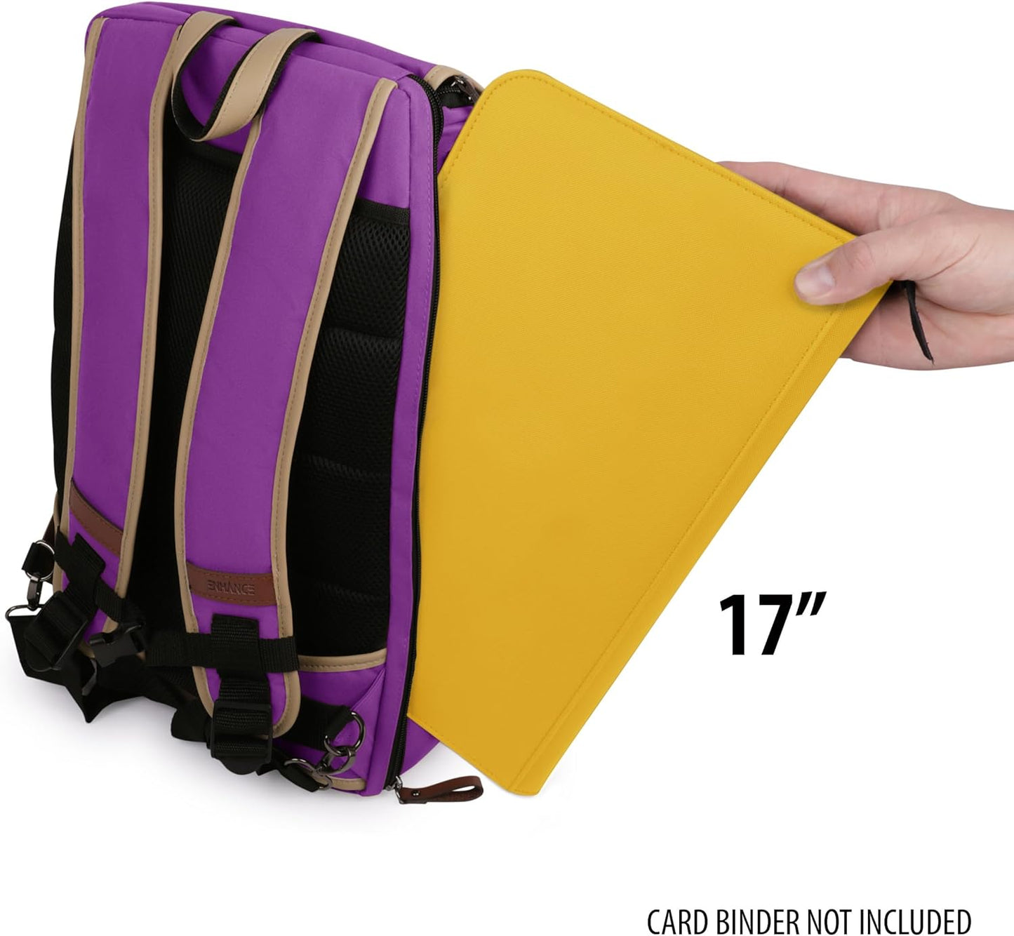 Sammelkarten-Aufbewahrungsbox-Rucksack, Einheitsgrösse Lila