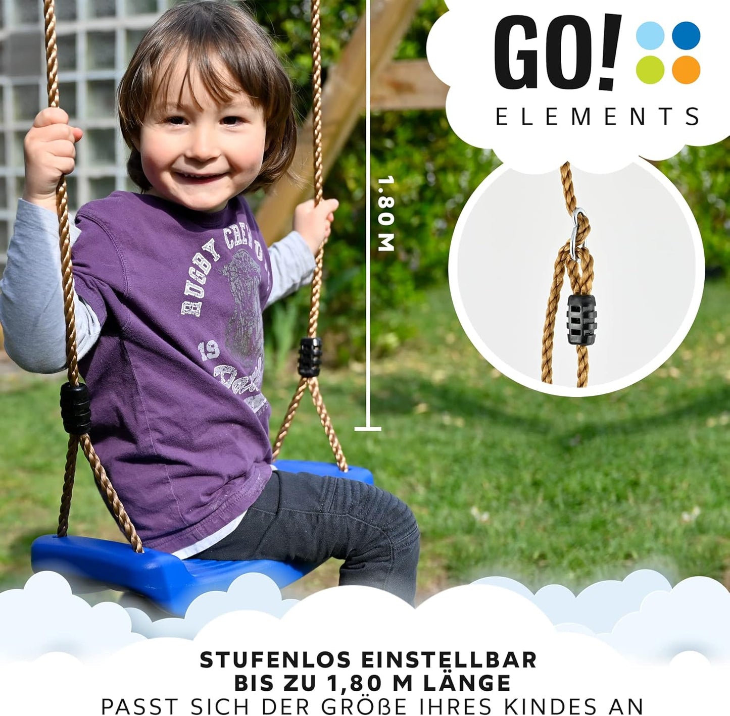 Sky Stormer Kinderschaukel, Gelb