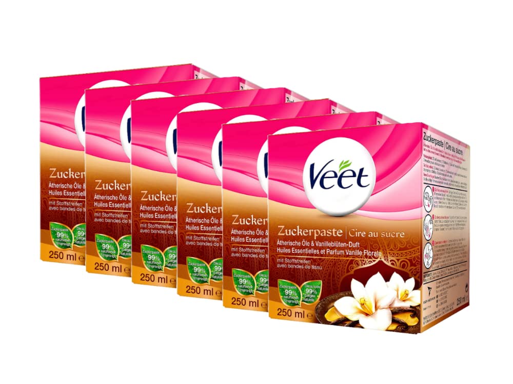 6er Pack Sugaring Zuckerpaste Vanilleblüte