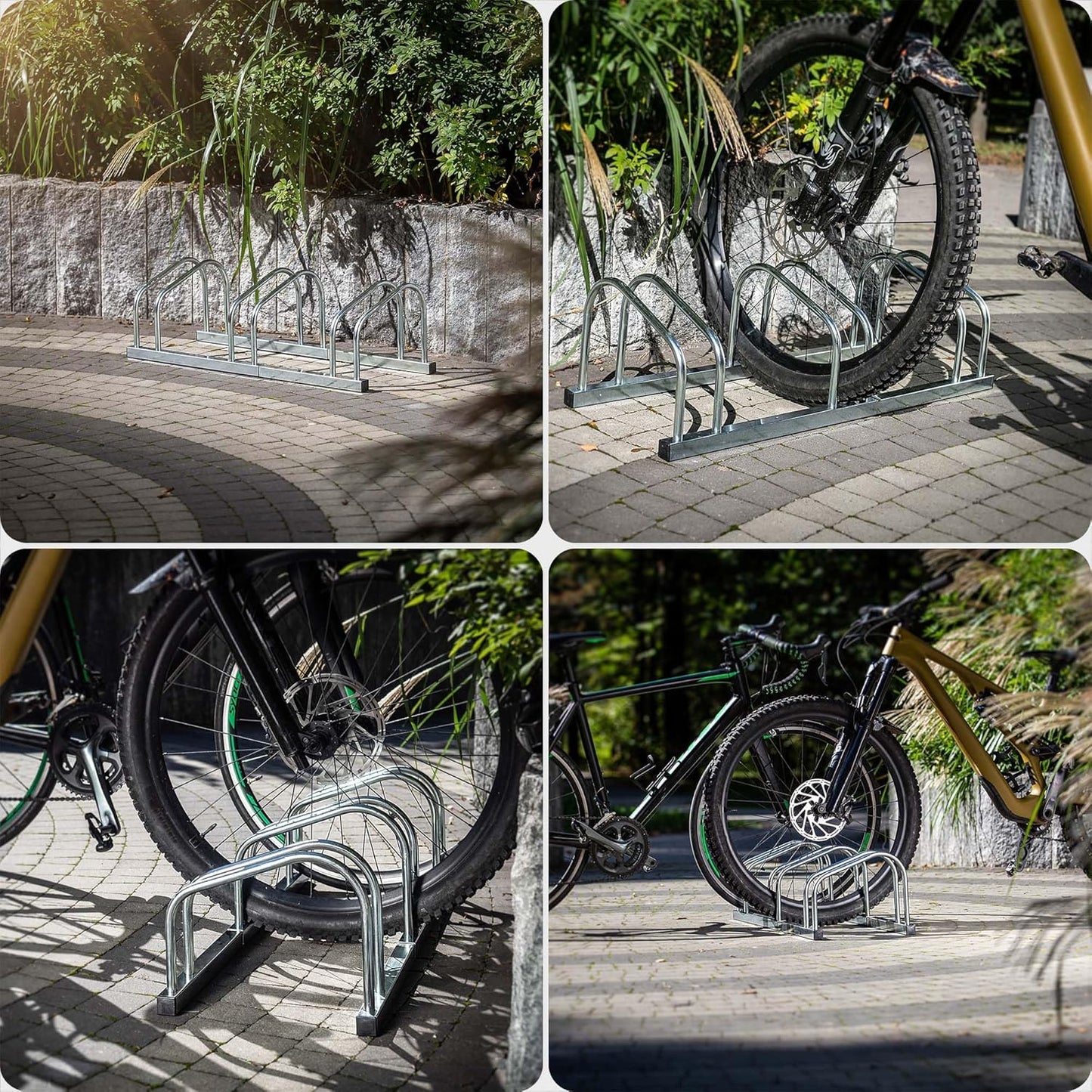 Veloständer für 3 Räder, 3 Fahrräder