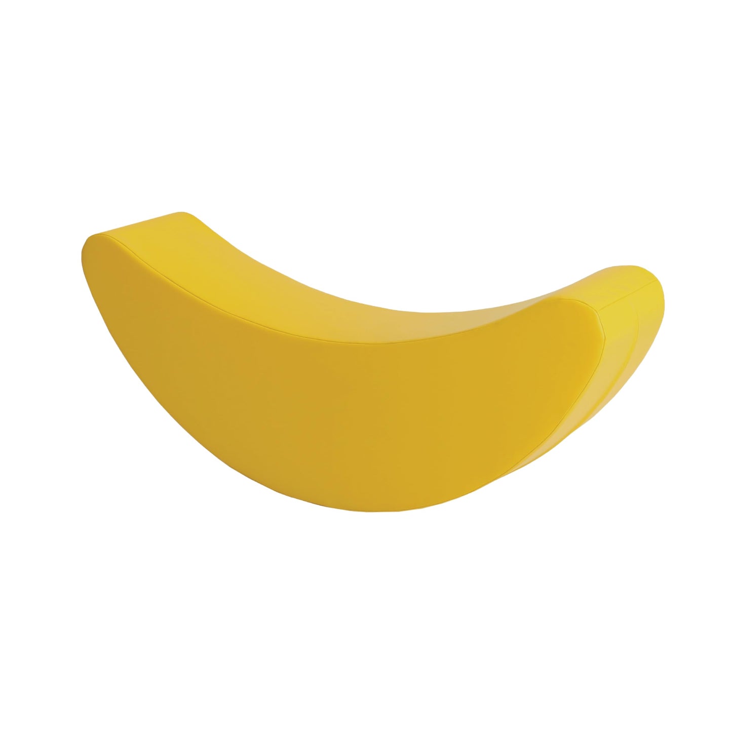 Softbaustein-Schaukeltier in Bananenform, Gelb