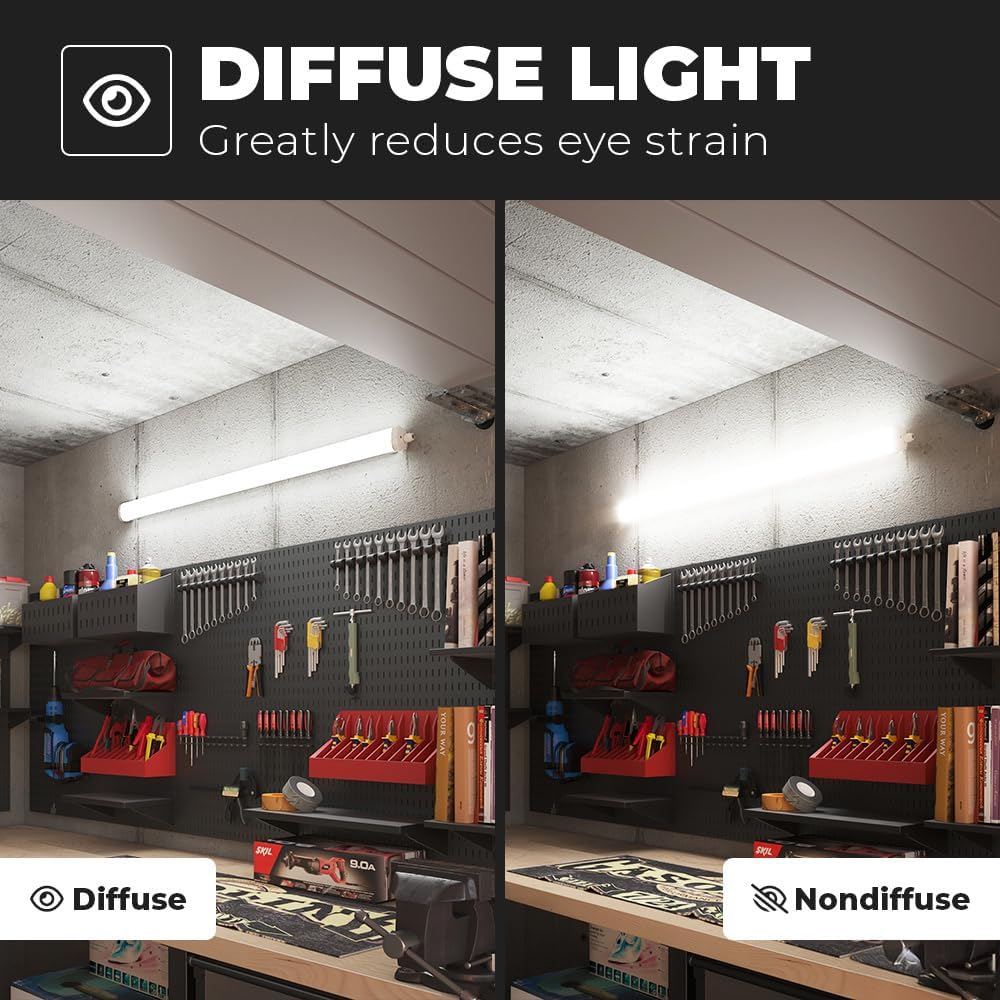 LED Feuchtraumleuchten-Set, 6er Set