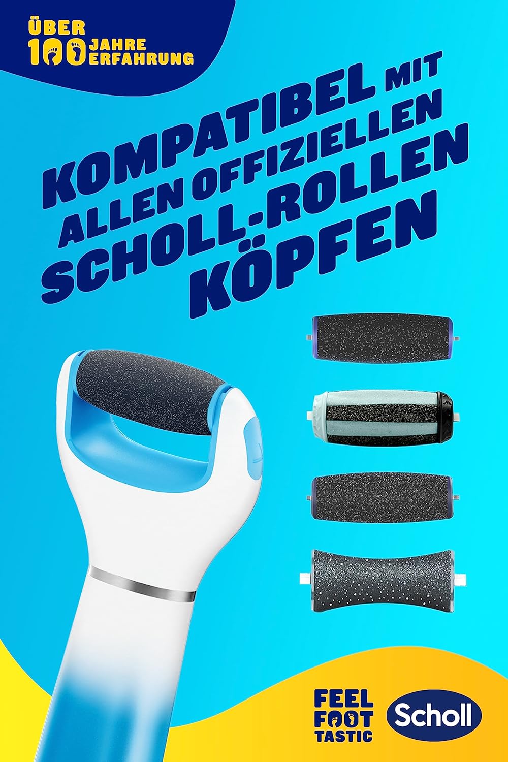 Hornhautentferner, DE Design Blau