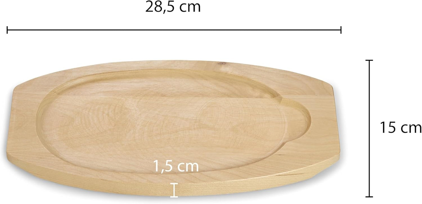 Servierpfanne mit Servierbrett, 1