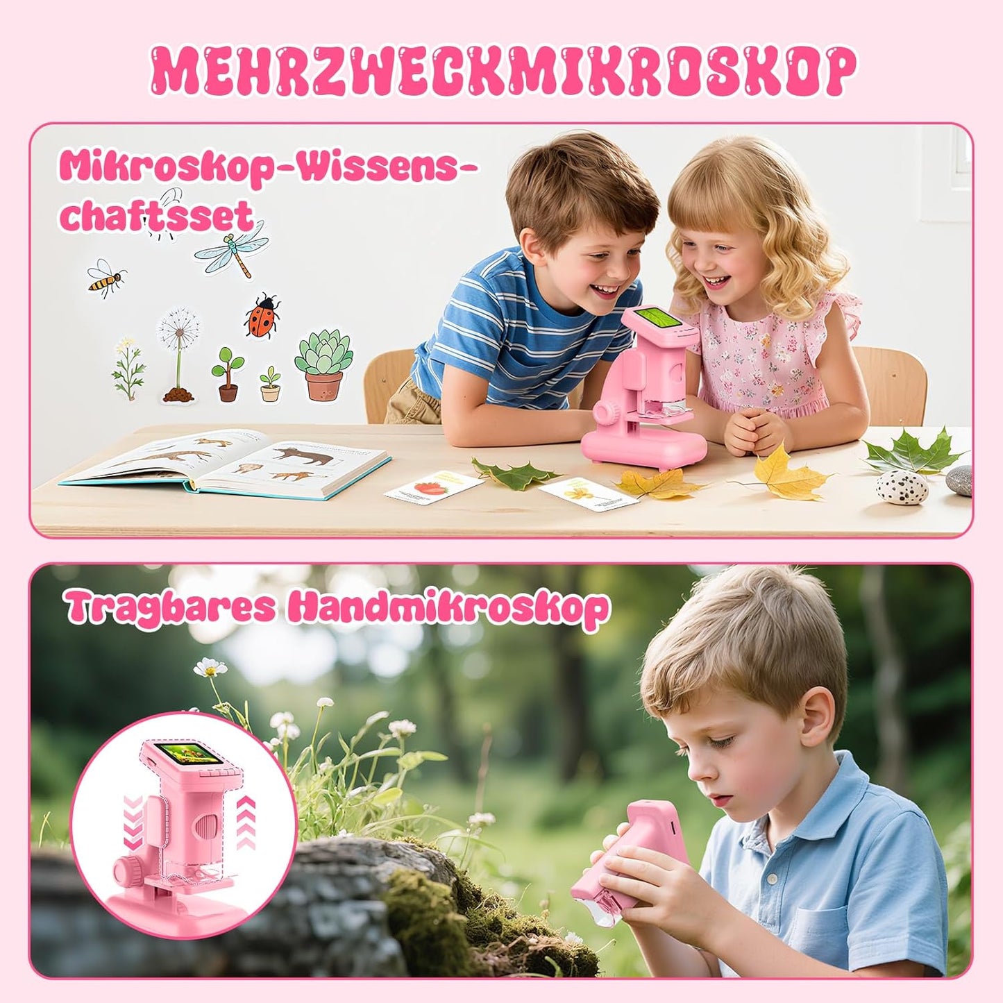 Digitales Kindermikroskop, PINK-2