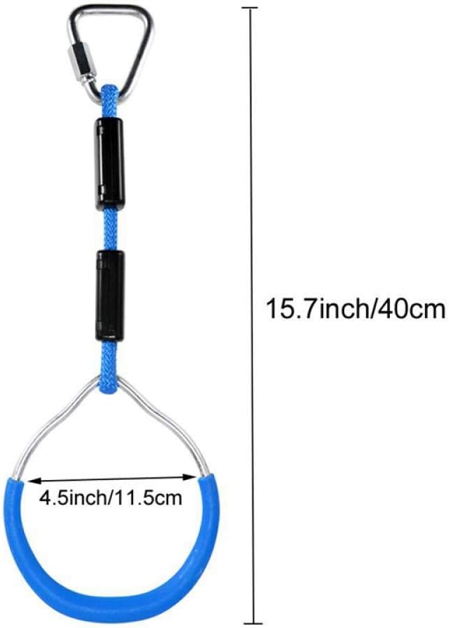 4 Stück Kletterringe, Blau