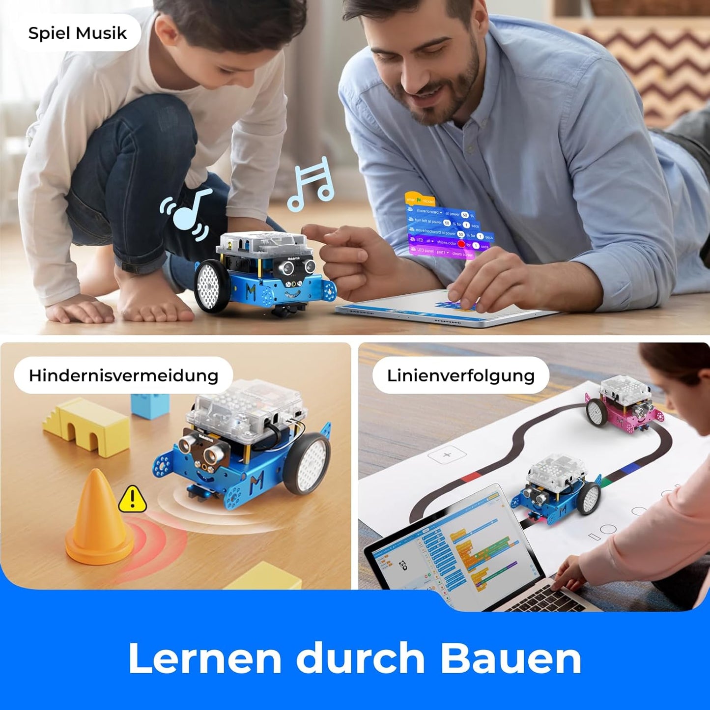 Programmierbarer Roboter mBot, Basic: