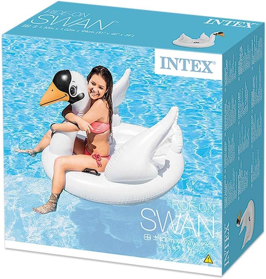 Aufblasbarer Schwan Schwimmtier 130 x 102 x 99 cm, S
