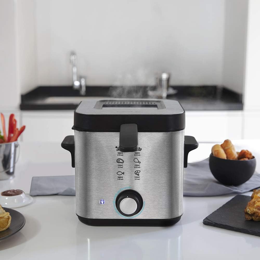CleanFry Infinity 1500 Fritteuse, Edelstahl 900 W | 1,5 L