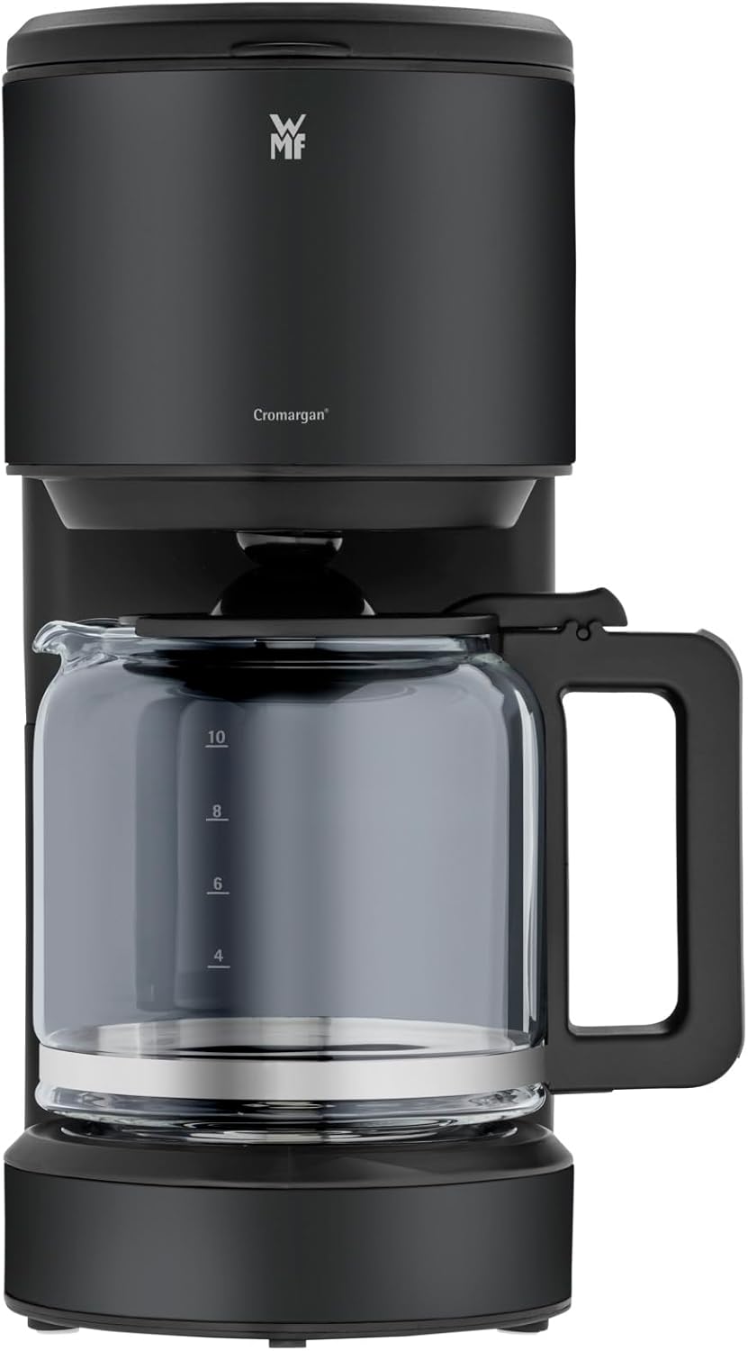 Stelio Filterkaffeemaschine, Stelio – 10 Tassen – Glaskanne – Schwarz matt