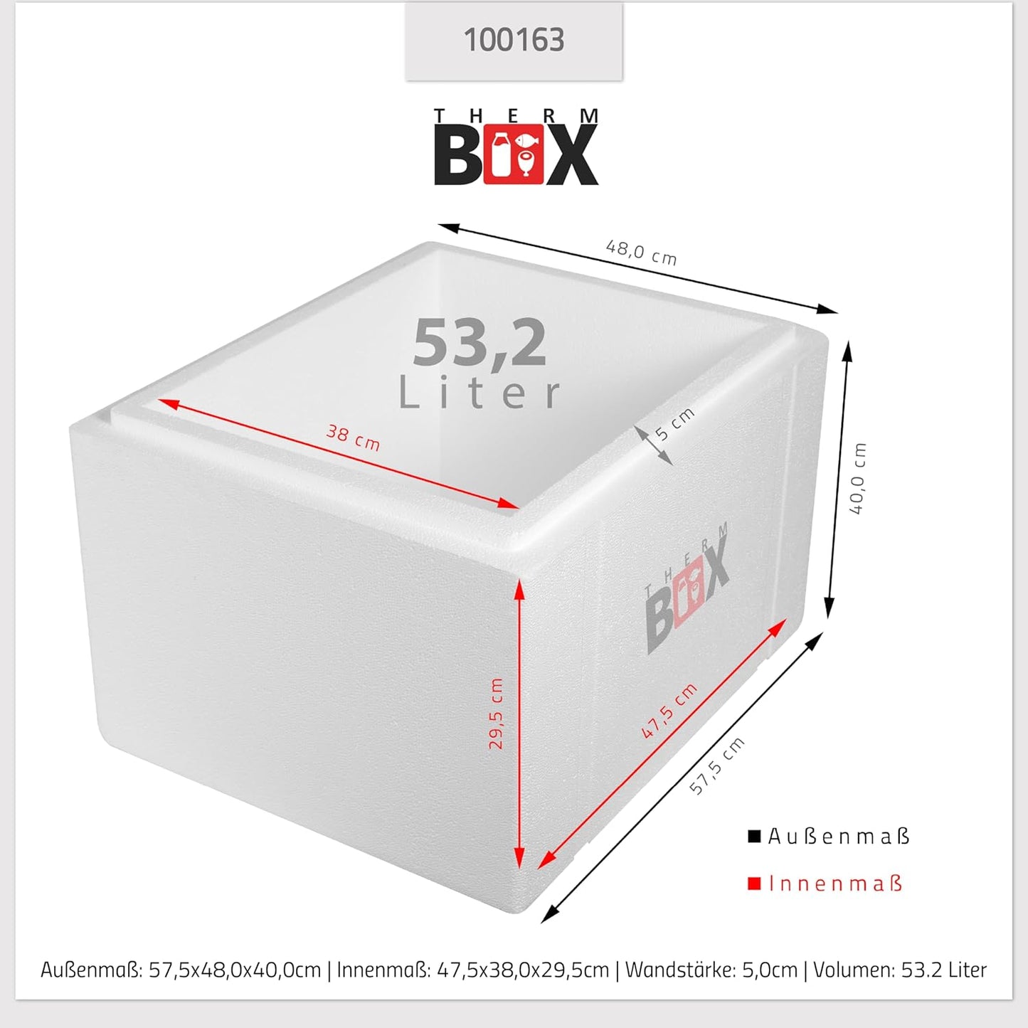 Warmhaltebox, 53W / 53,2L Weiss