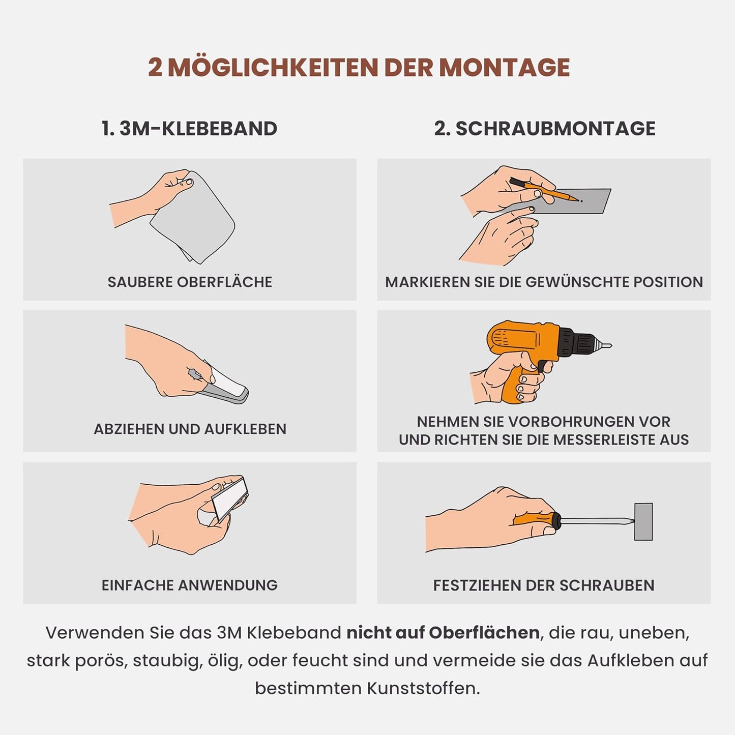 Magnetische Messerleiste, Messerleiste Bambus Bambus