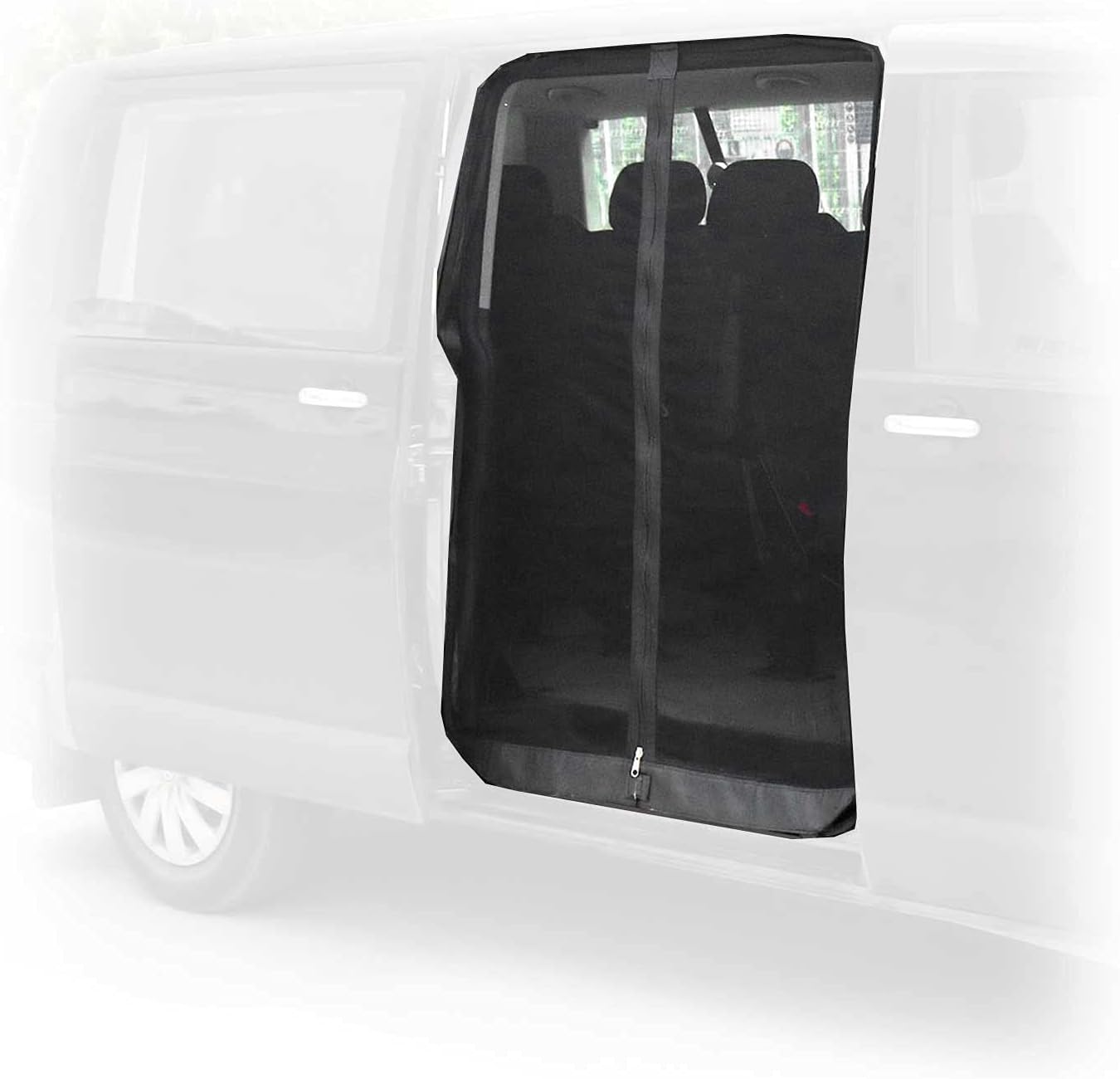 Moskitonetz für VW T6/T6.1 2015-2024 Schiebetür, Schwarz / Moskitonetz Schiebetür, Schwarz