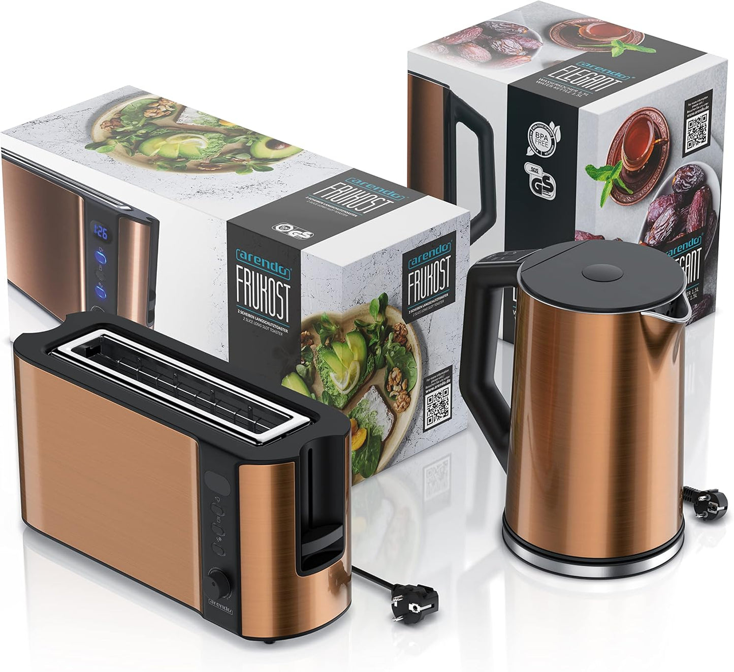 Frühstücks-Set - Wasserkocher Elegant und Toaster Frukost