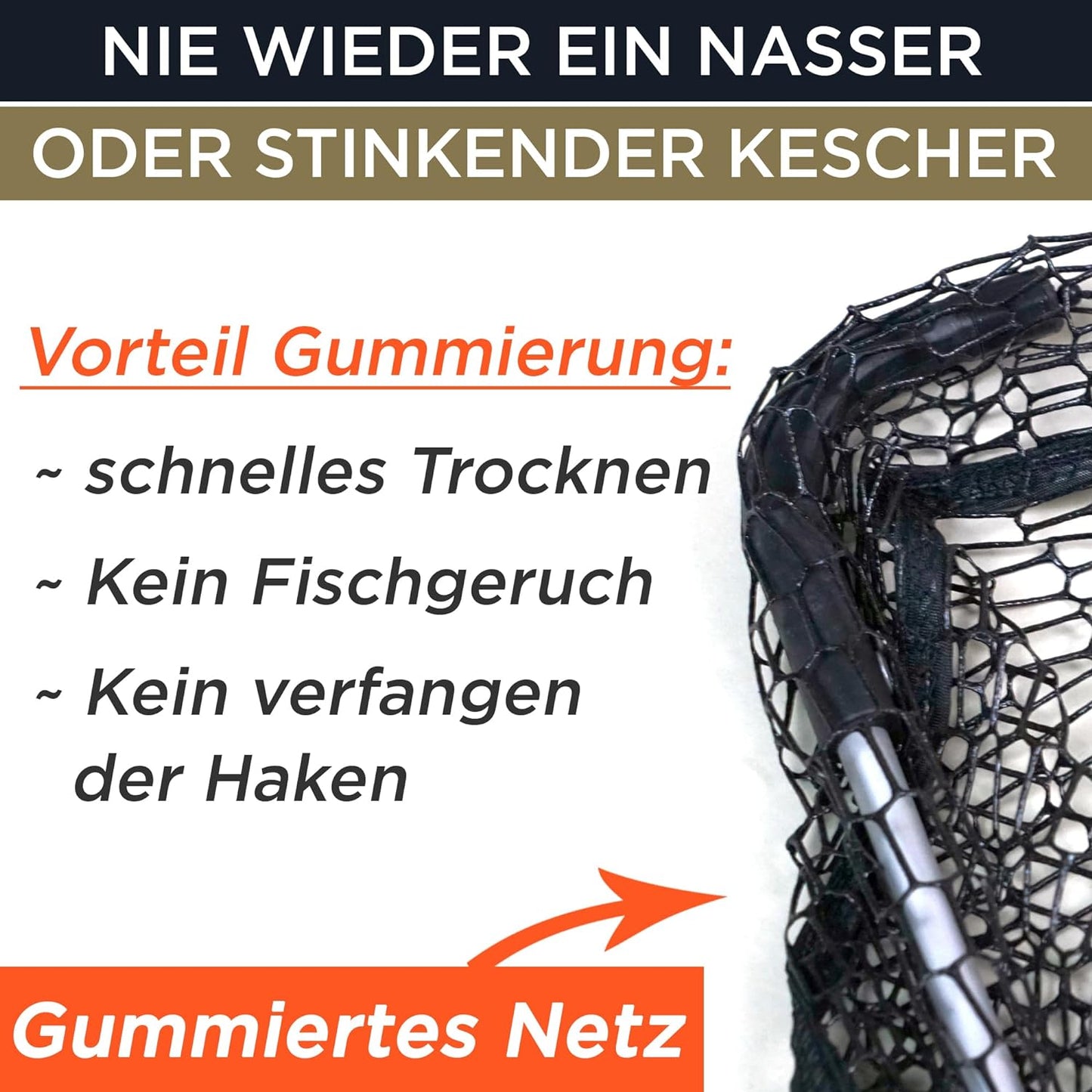 Kescher mit Hammerkopf, 270.0 Zentimeter