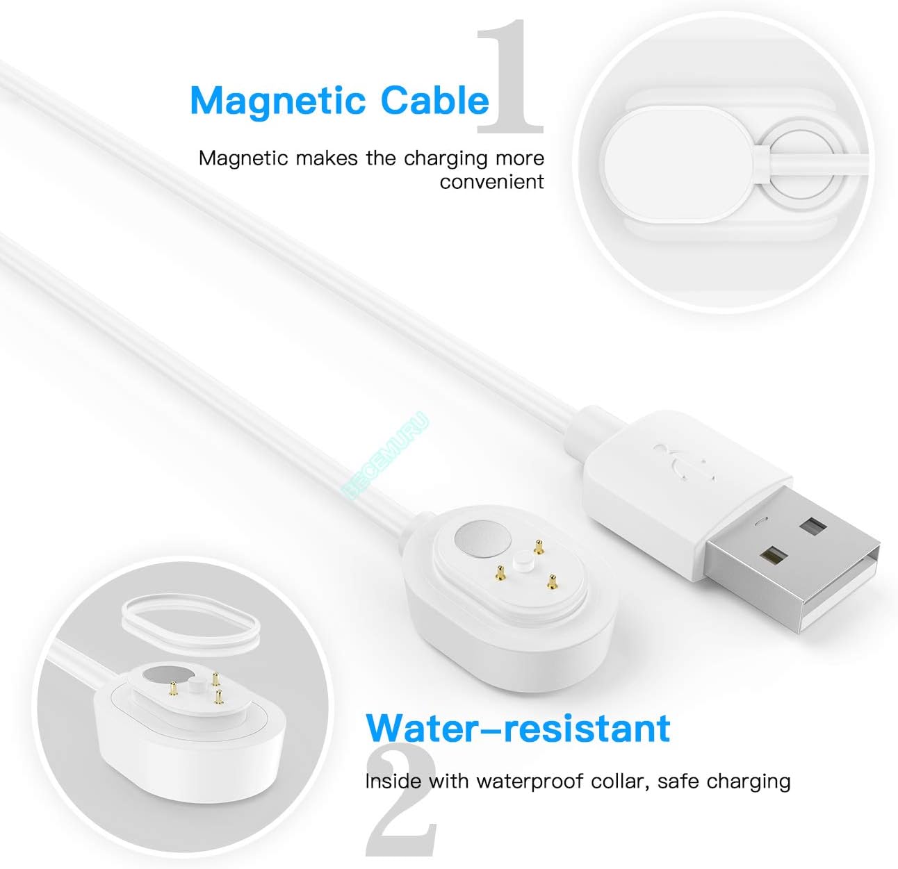 Wetterfestes Magnetkabel für Arlo Kameras, 30ft/9m, 2 Pack