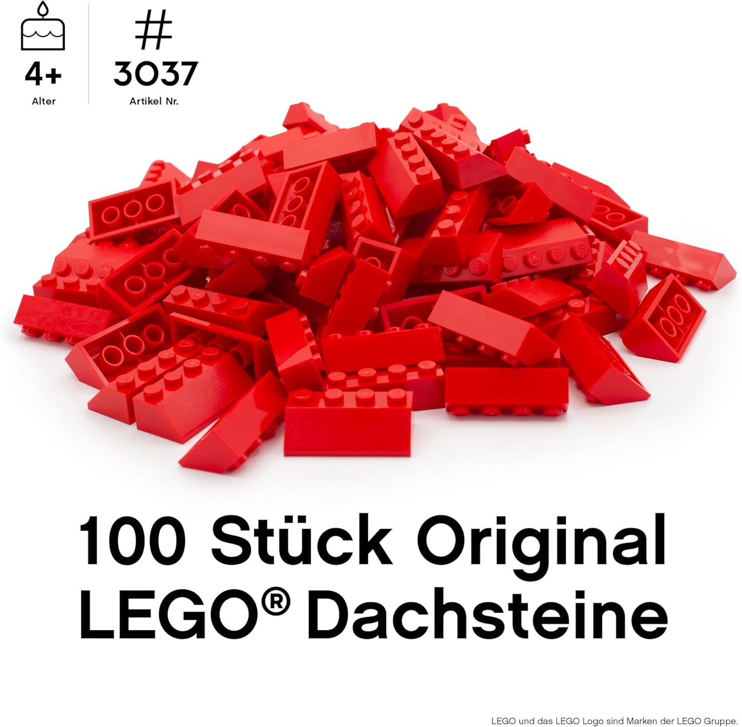 Dachsteine-Set für Lego Dächer, 20 cm x 6 cm x 22 cm