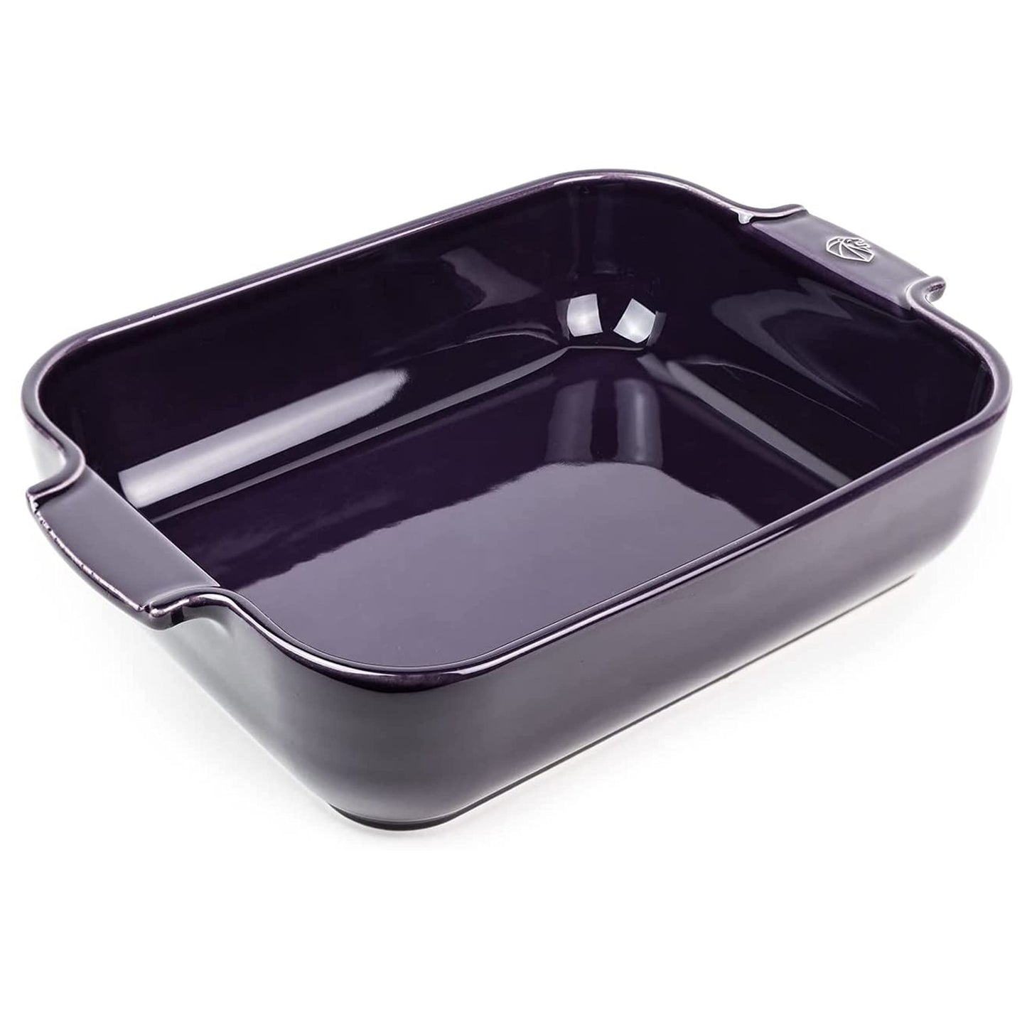 Rechteckige Auflaufform, 32 cm, 32 cm Aubergine