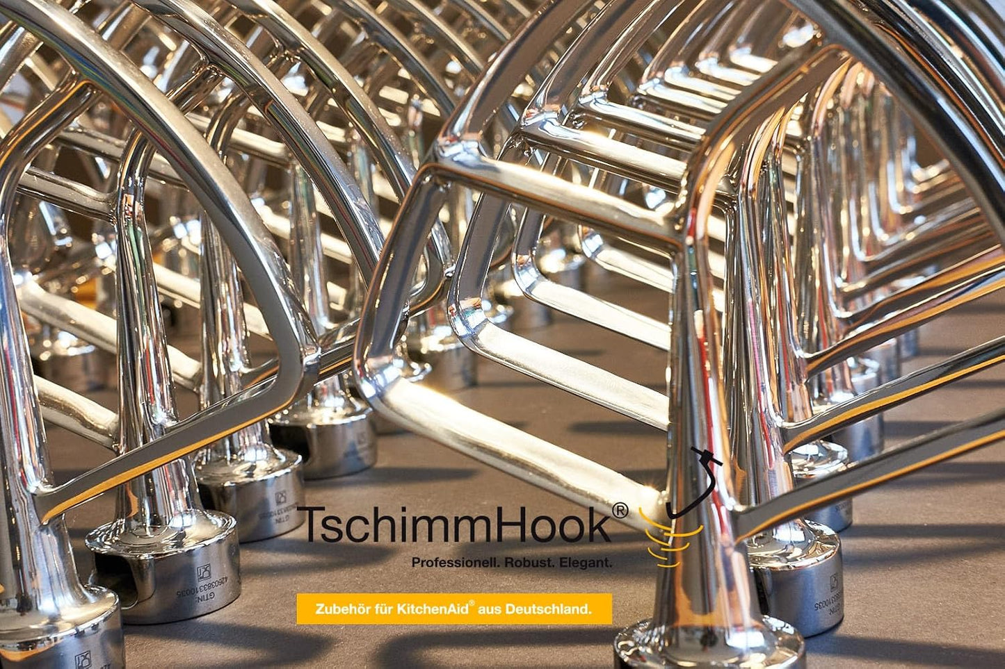Flachrührer für Kitchen Aid, TschimmBeat Edelstahl