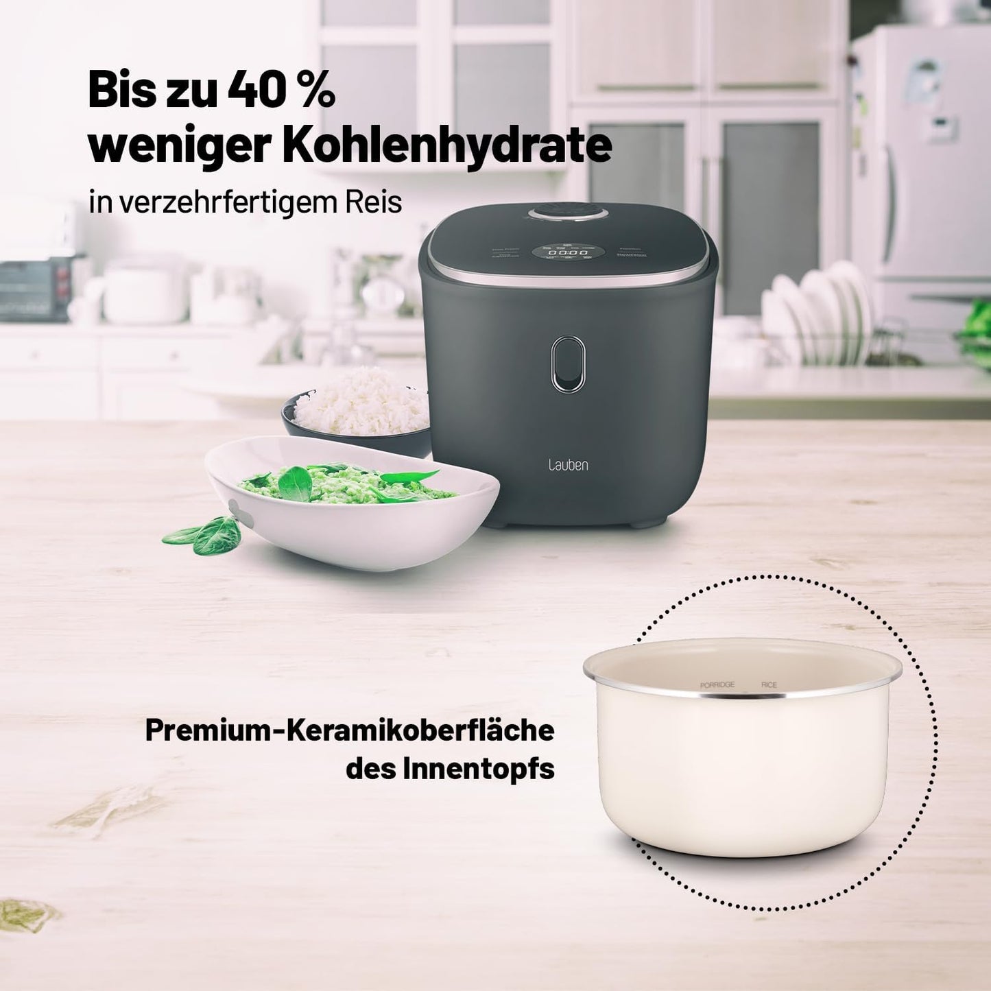 Reiskocher 3000AT, Antracit
