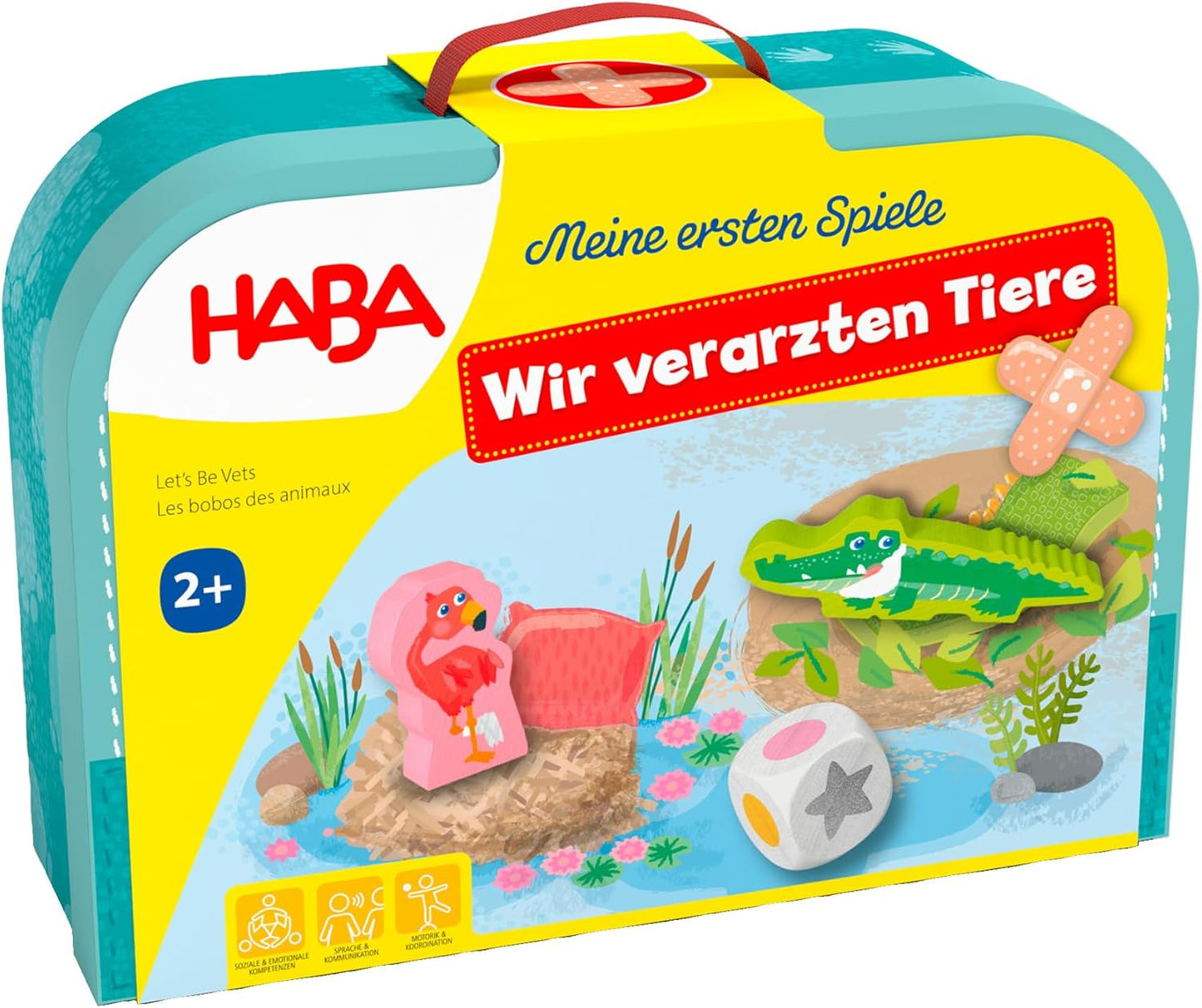Tierarzt-Würfelspiel für Kinder ab 2 Jahren