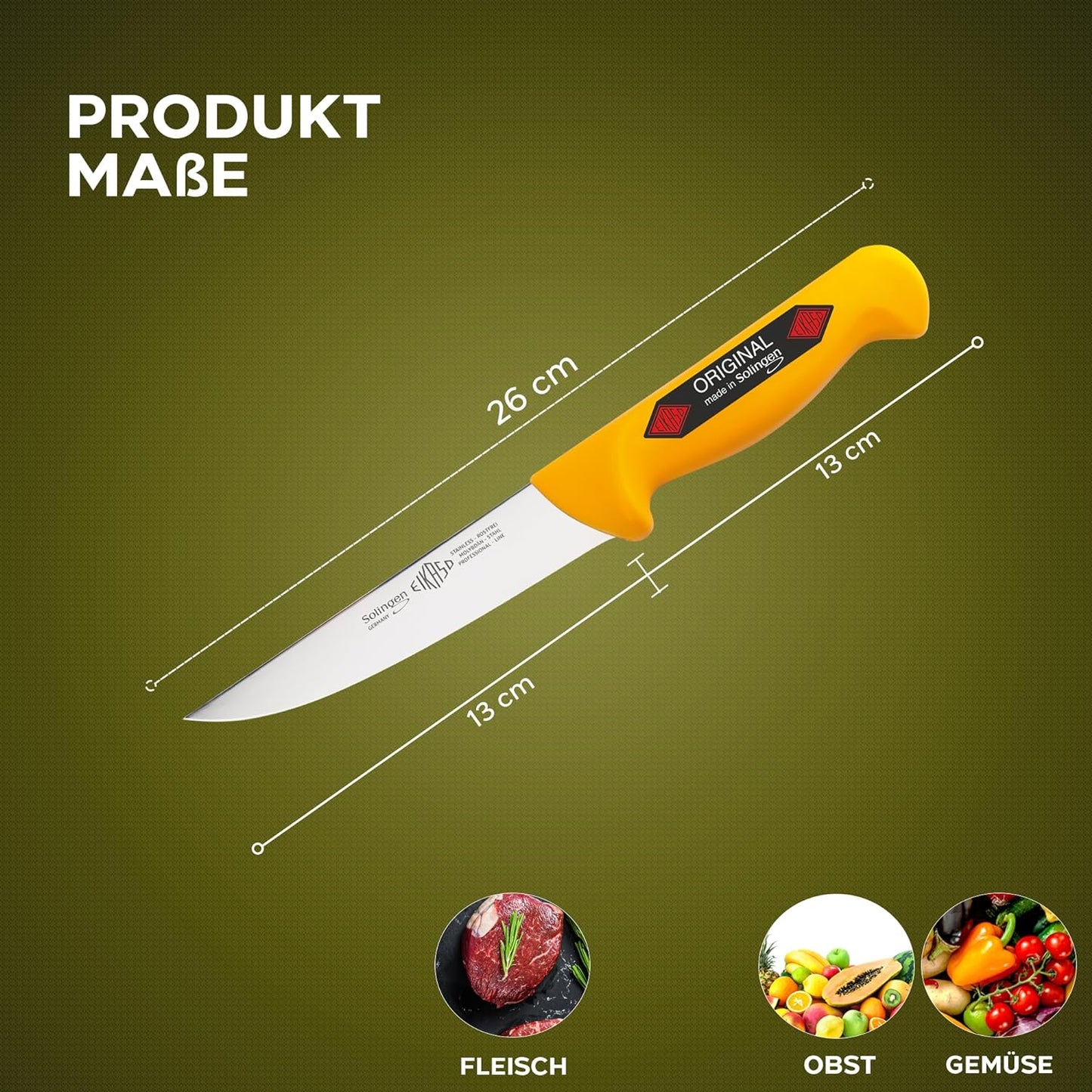 Stechmesser, 13 cm