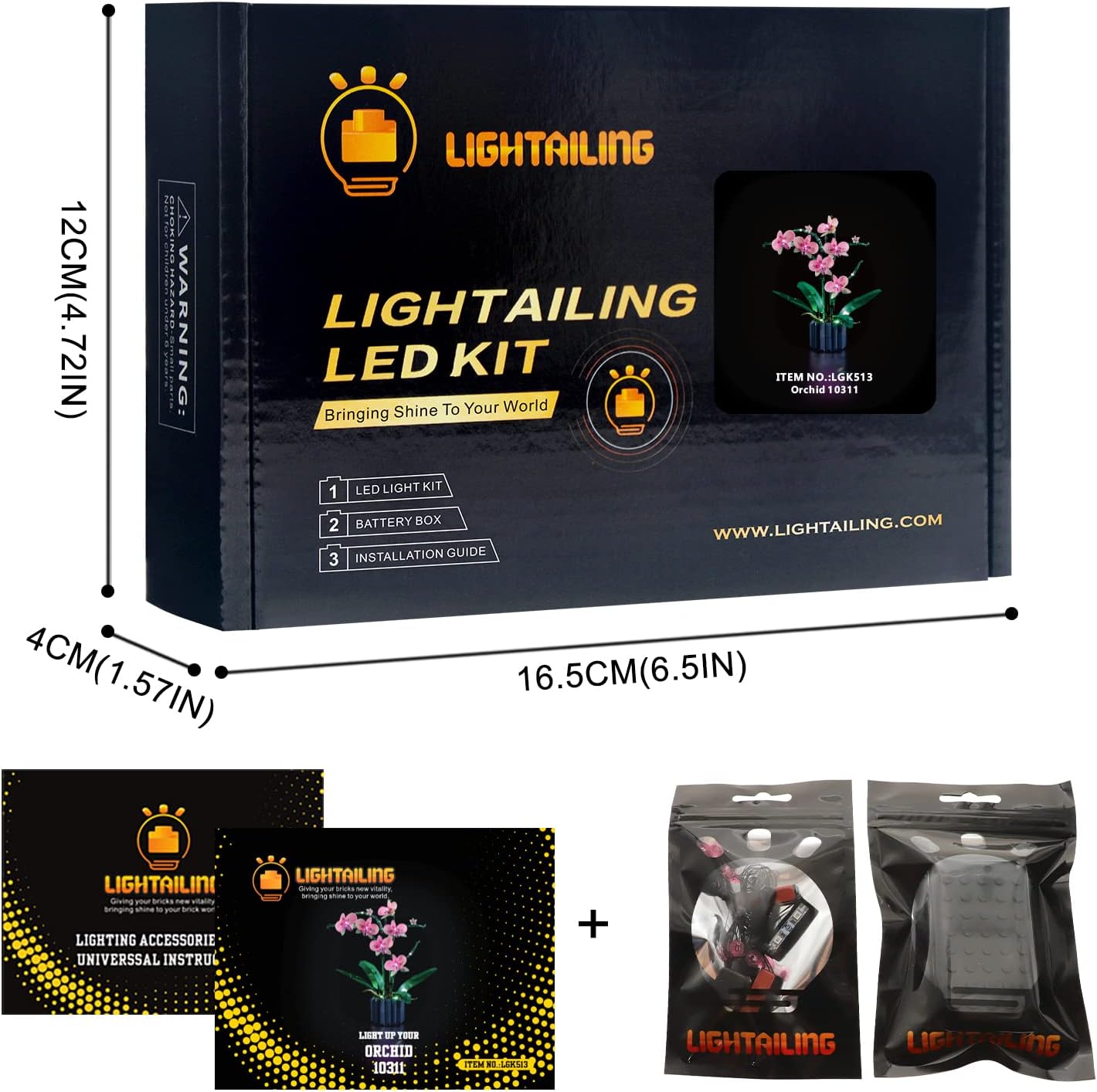 Licht-Set für Lego Orchidee (10311), 10311 Orchidee