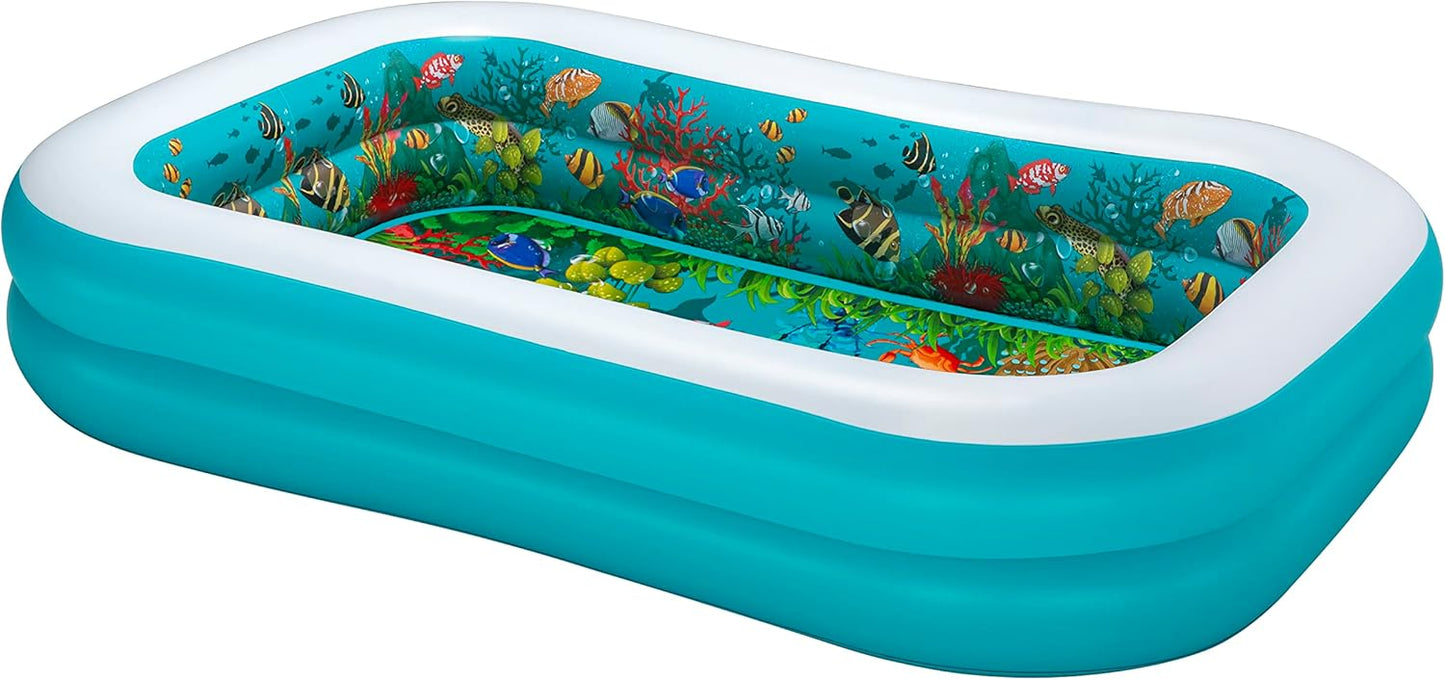 Undersea Adventure Pool mit 3D-Taucherbrillen, 262 x 175 x 51 cm