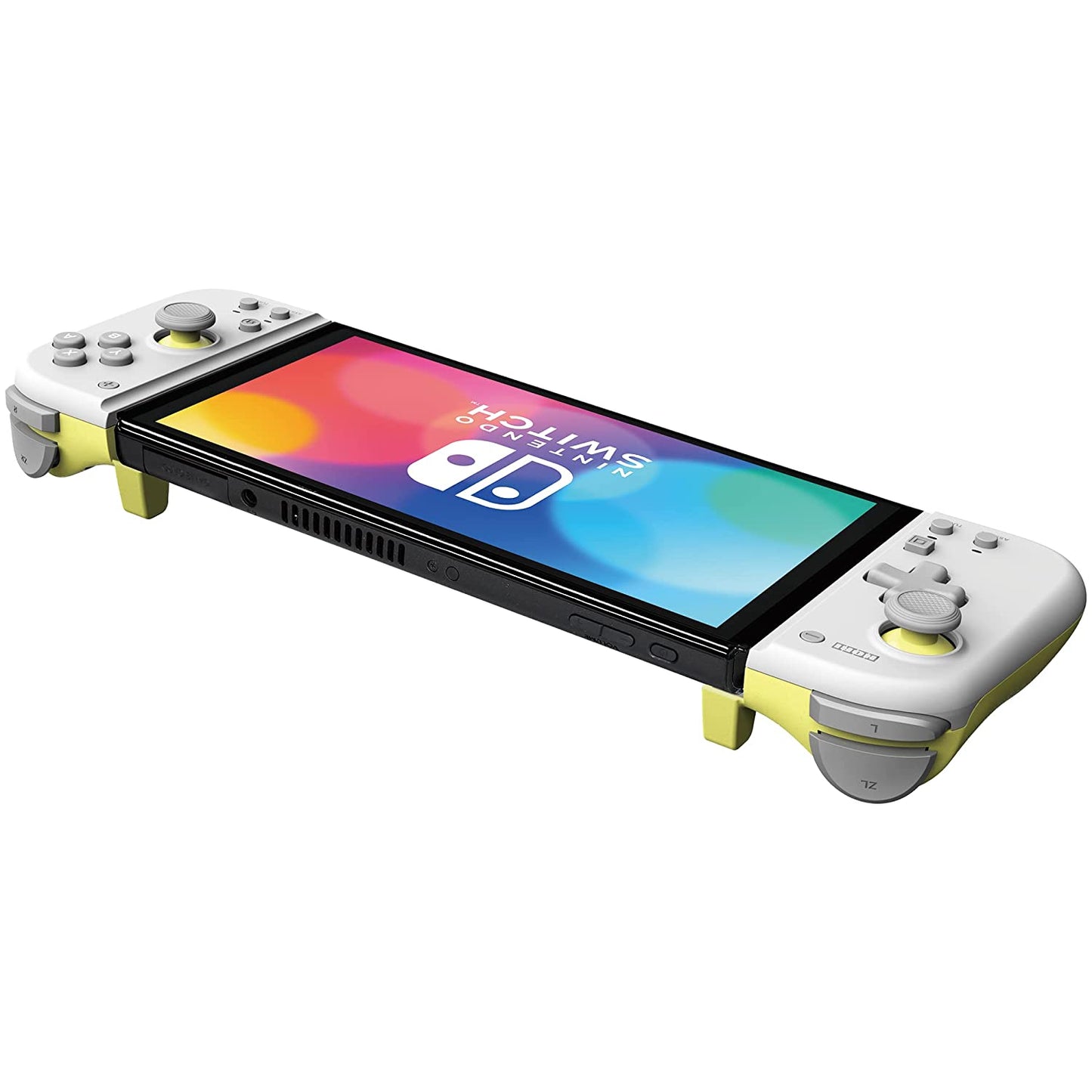 Split Pad Compact (Hellgrau x Gelb), Gamepad, Hellgrau-Gelb