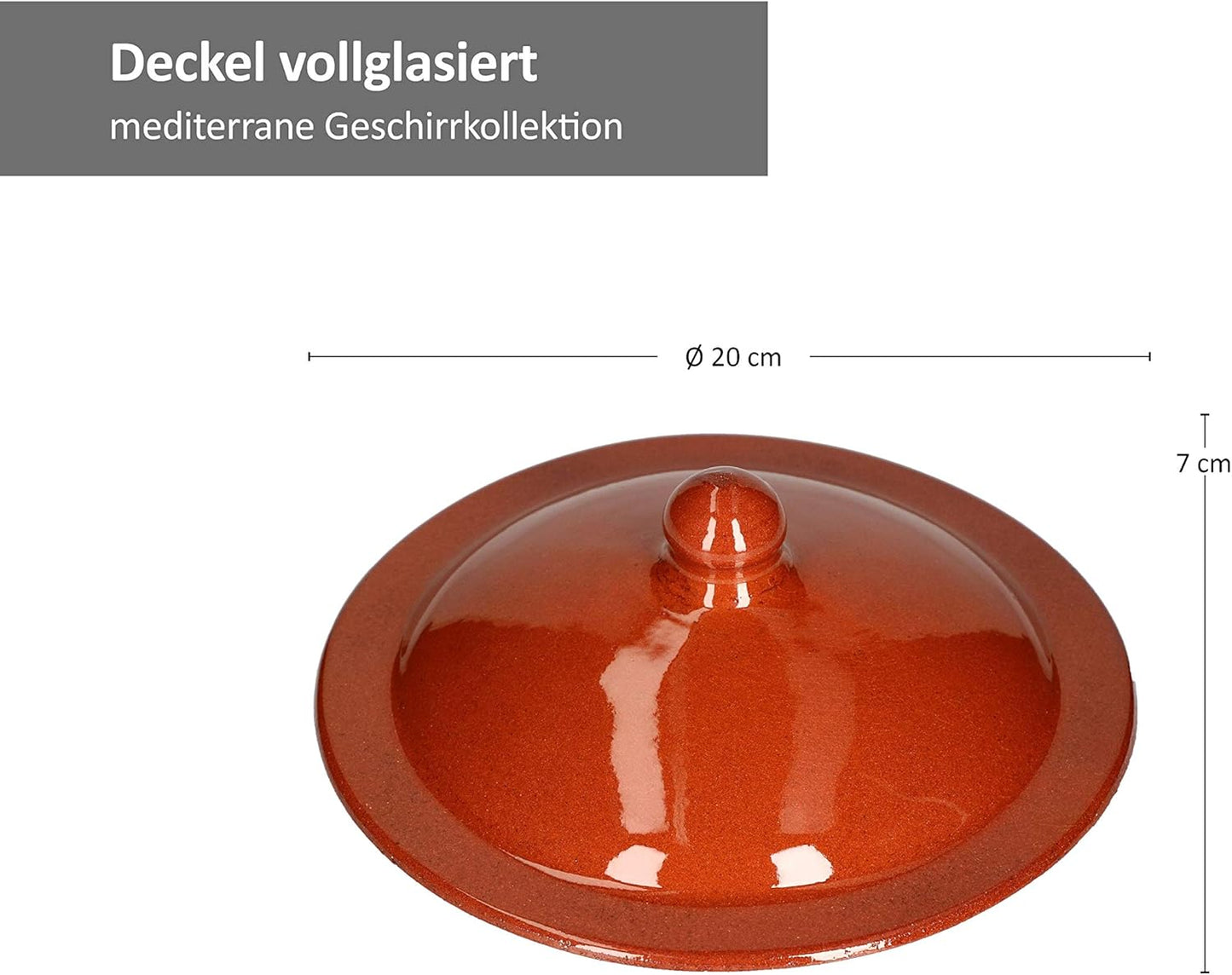 Tontopf mit Deckel