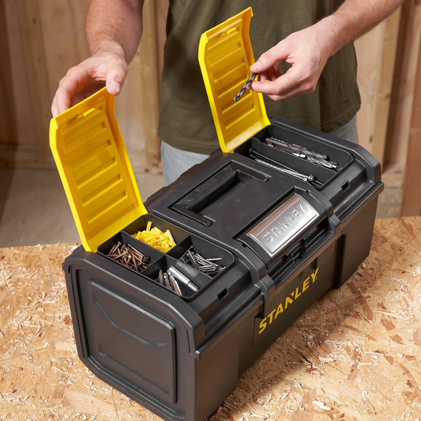 Werkzeugbox mit Schnellverschluss, 19 Inch 1-Touch Toolbox Einzeln