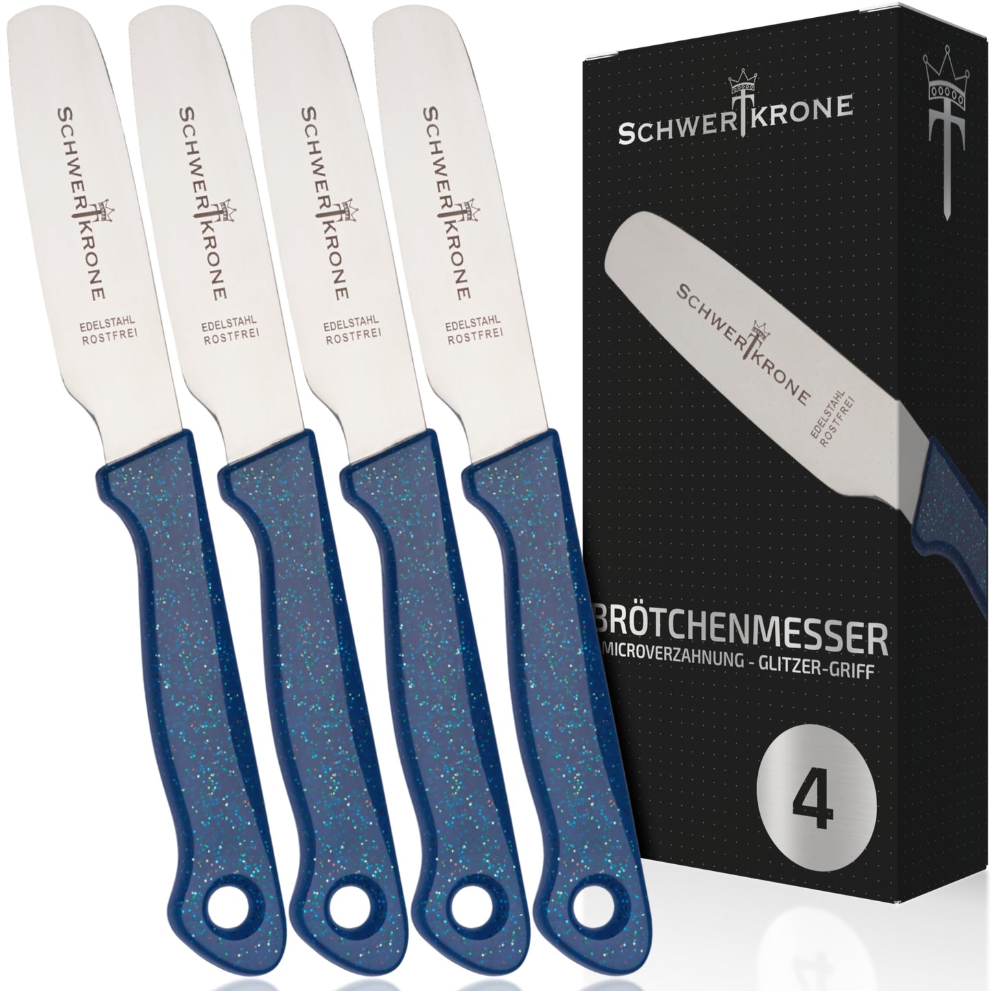 4er-Set Brötchenmesser, 4-Stück